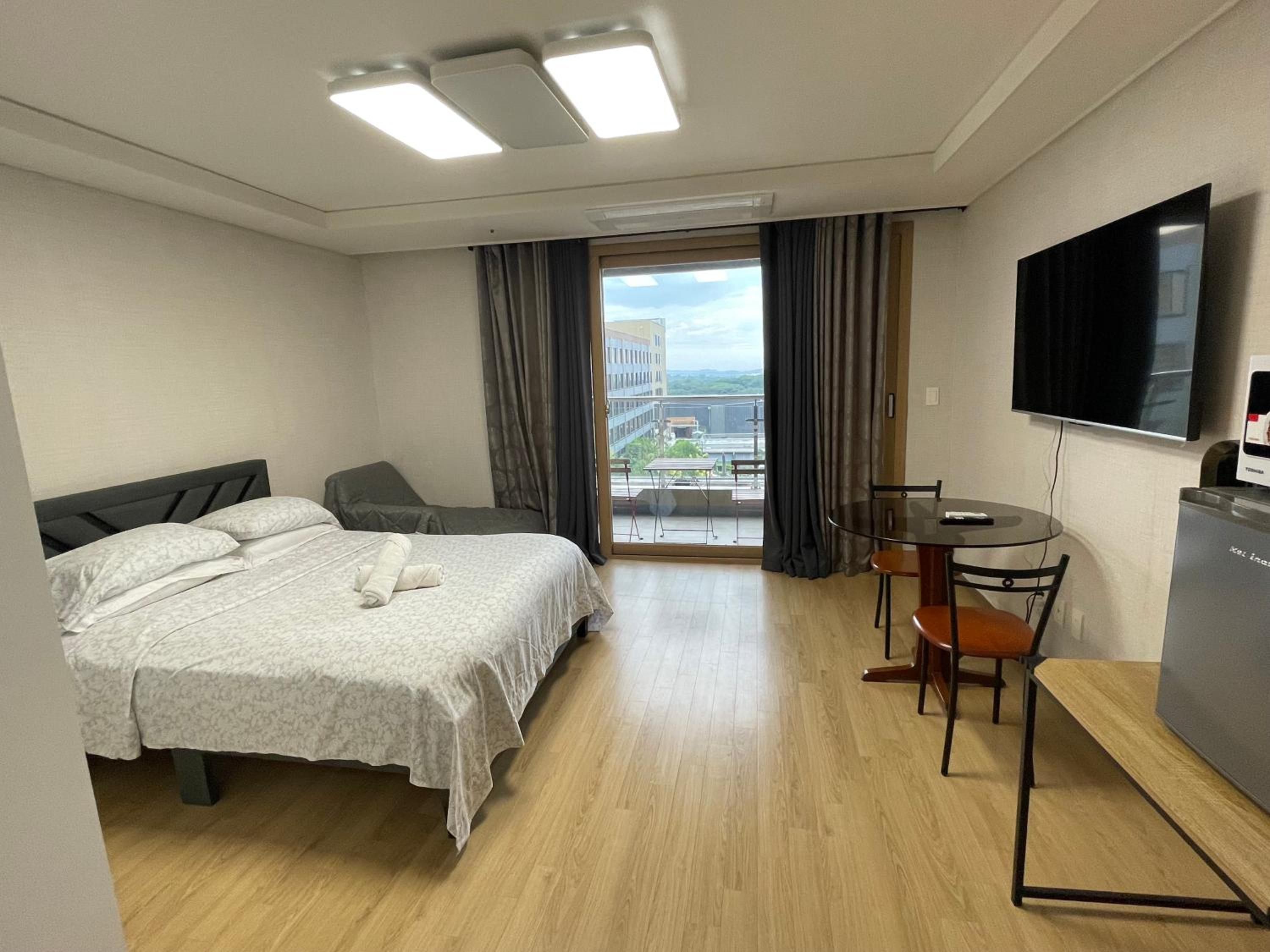 Studio with Balcony