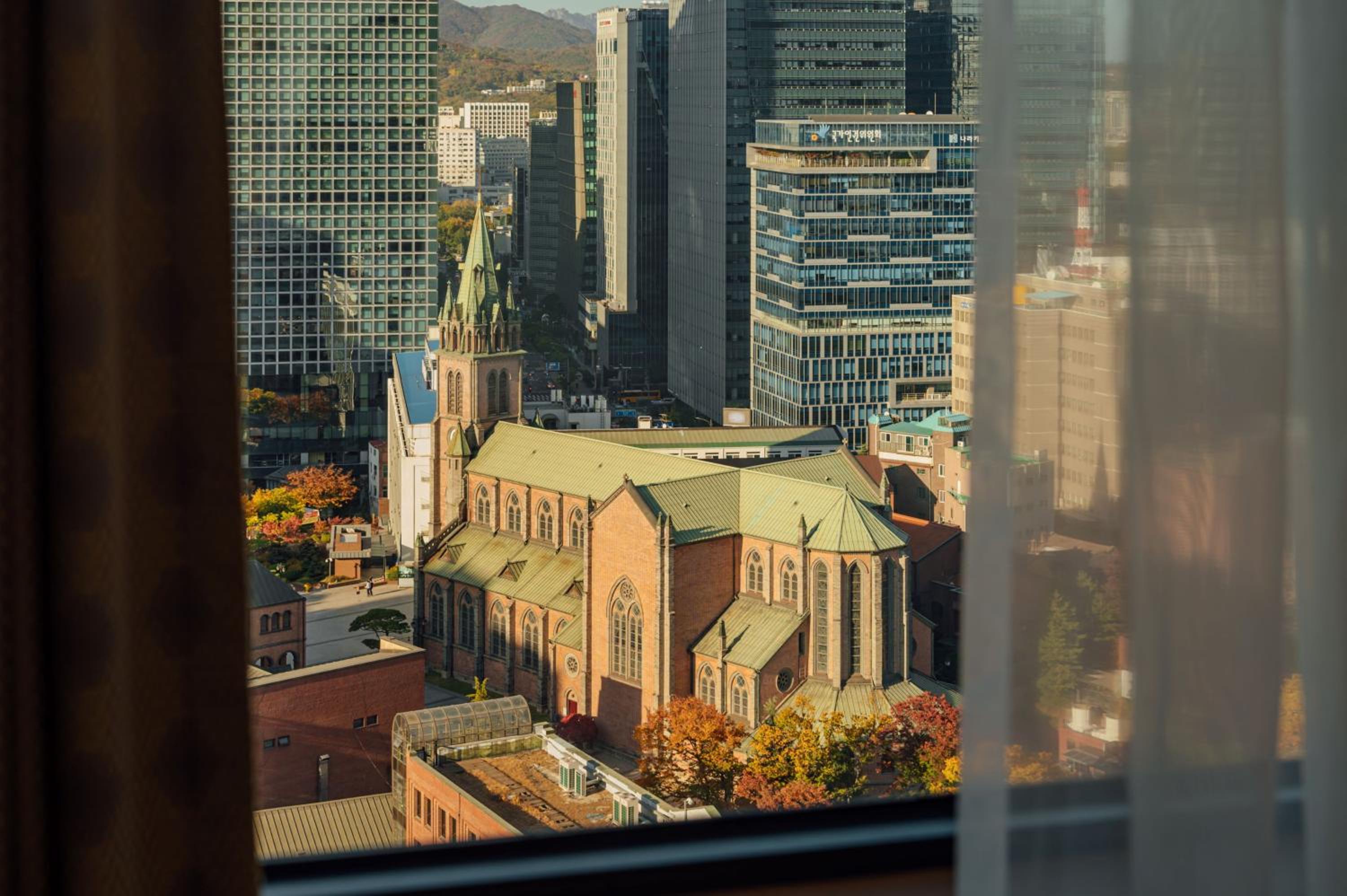 Superior Double Room with Myeongdong Catholic Church View