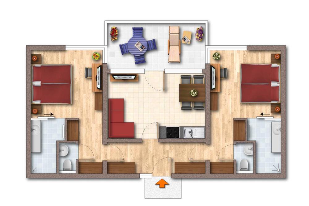 Apartment with Balcony (4 Adults) photo 3
