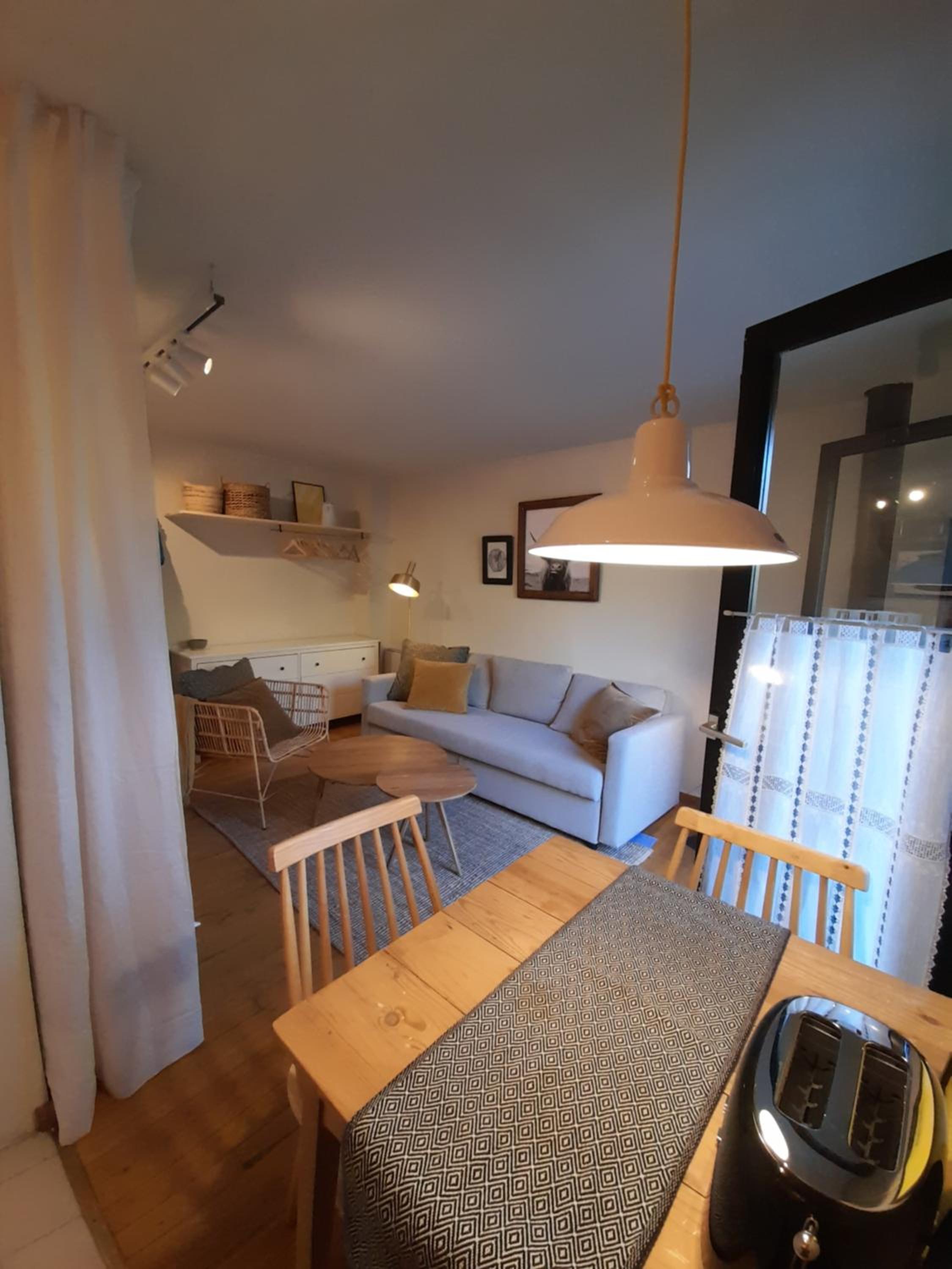 Estudio con terraza