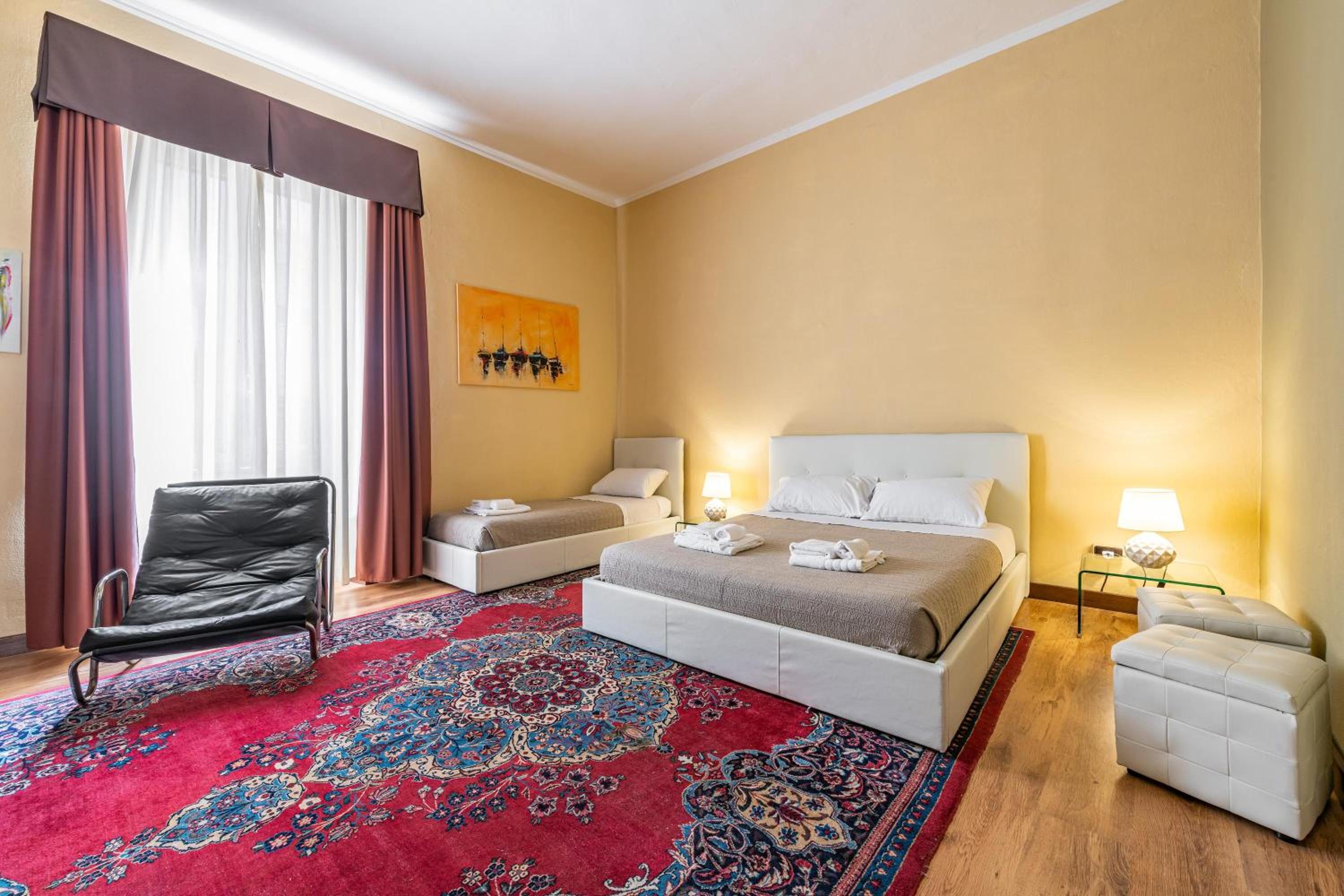Three-Bedroom Premium Apartment with Balcony