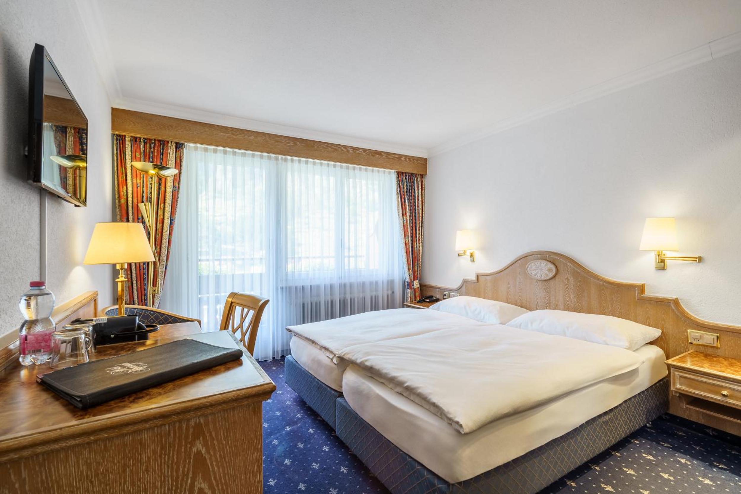 Superior Double Room with Matterhorn View and Balcony or Ground Floor Terrace