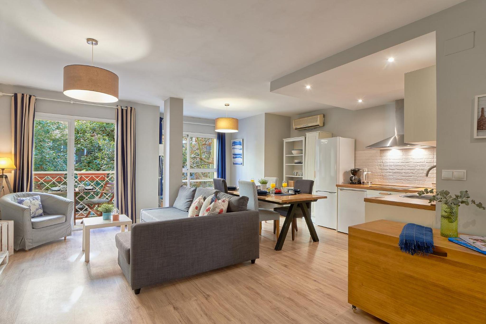 Apartamento de dos habitaciones