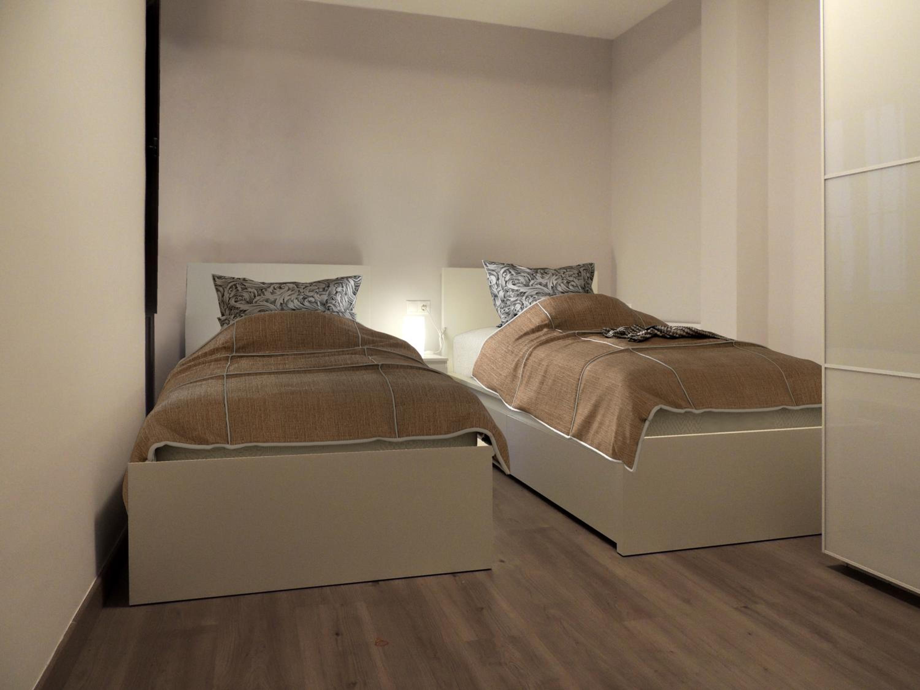 Apartamento de dos habitaciones