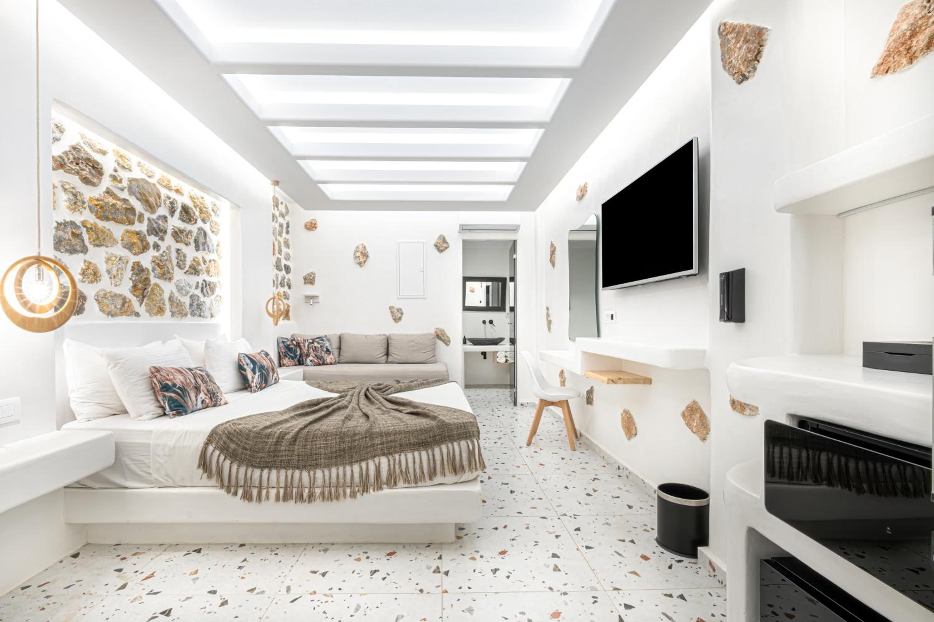 Elegant Room with Private Patio | Semi Basement