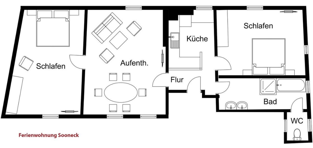 Two-Bedroom Apartment "Sooneck" photo 3