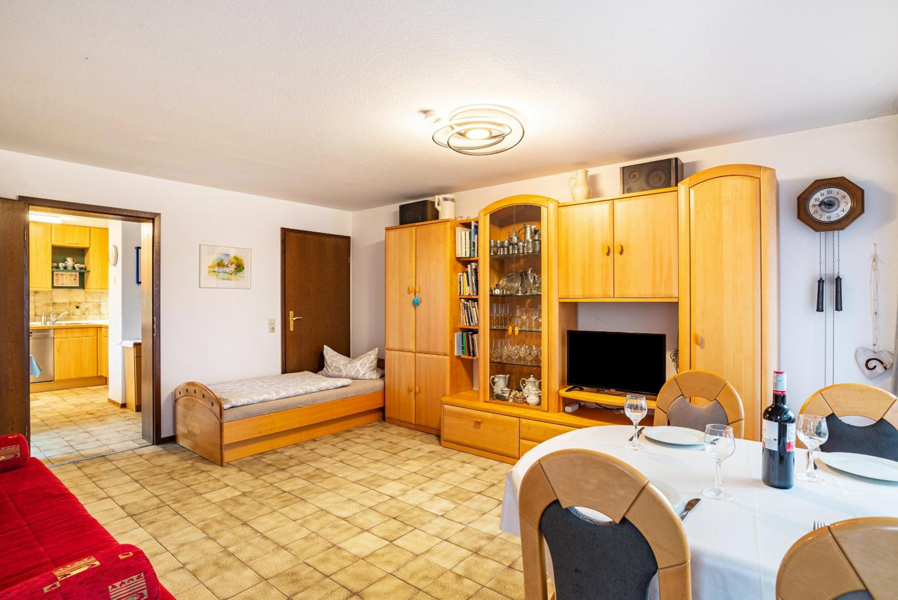 One-Bedroom Apartment with Garden View