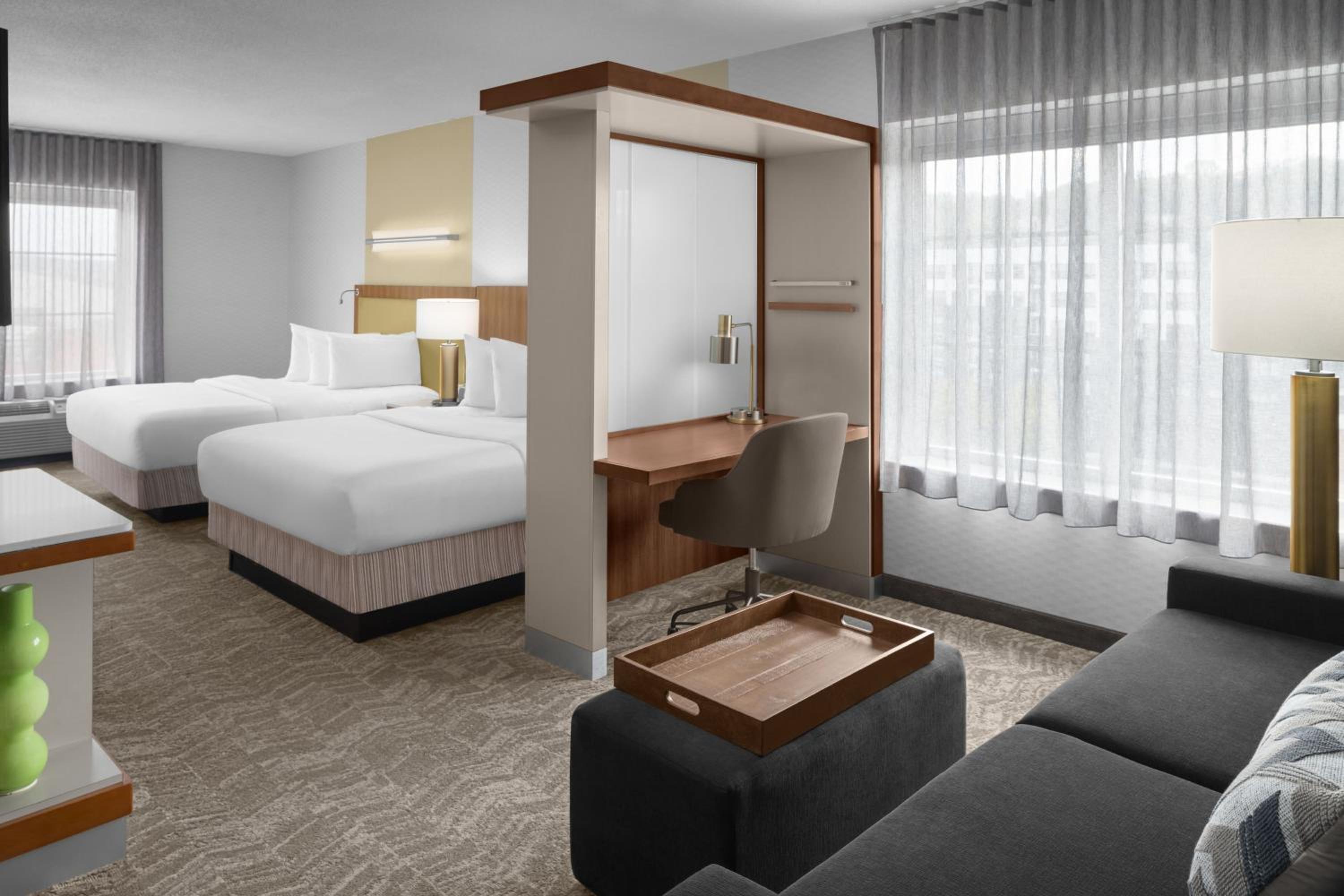 Queen Studio with Two Queen Beds and Trundle Sofa - Photo 1