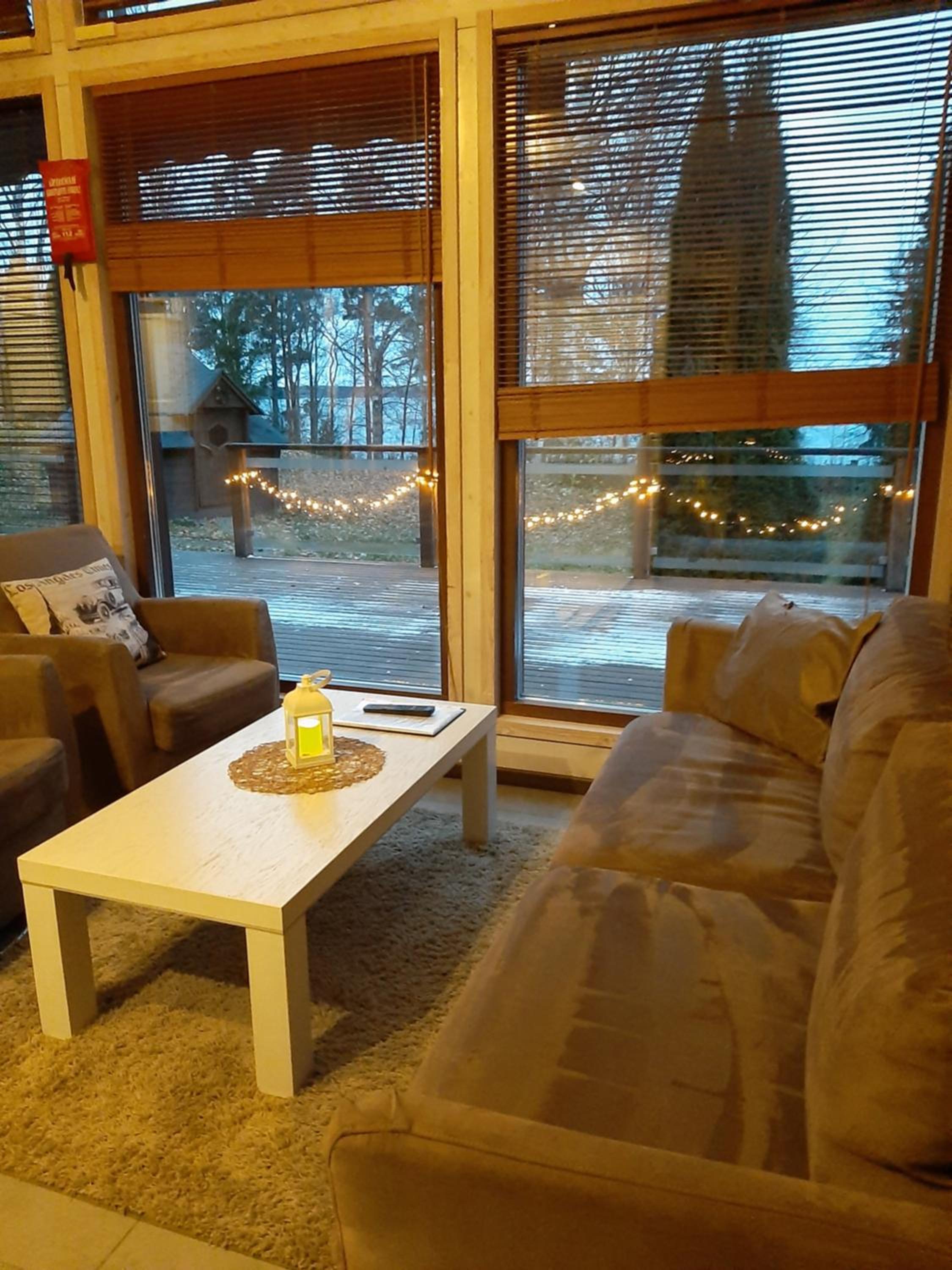 Three-Bedroom Apartment with Sauna and Private Garden View