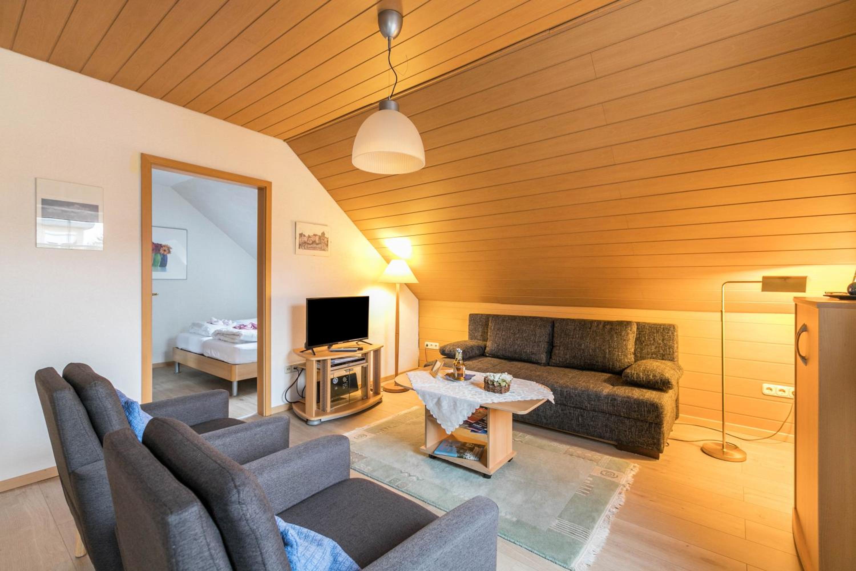 One-Bedroom Apartment with Garden View