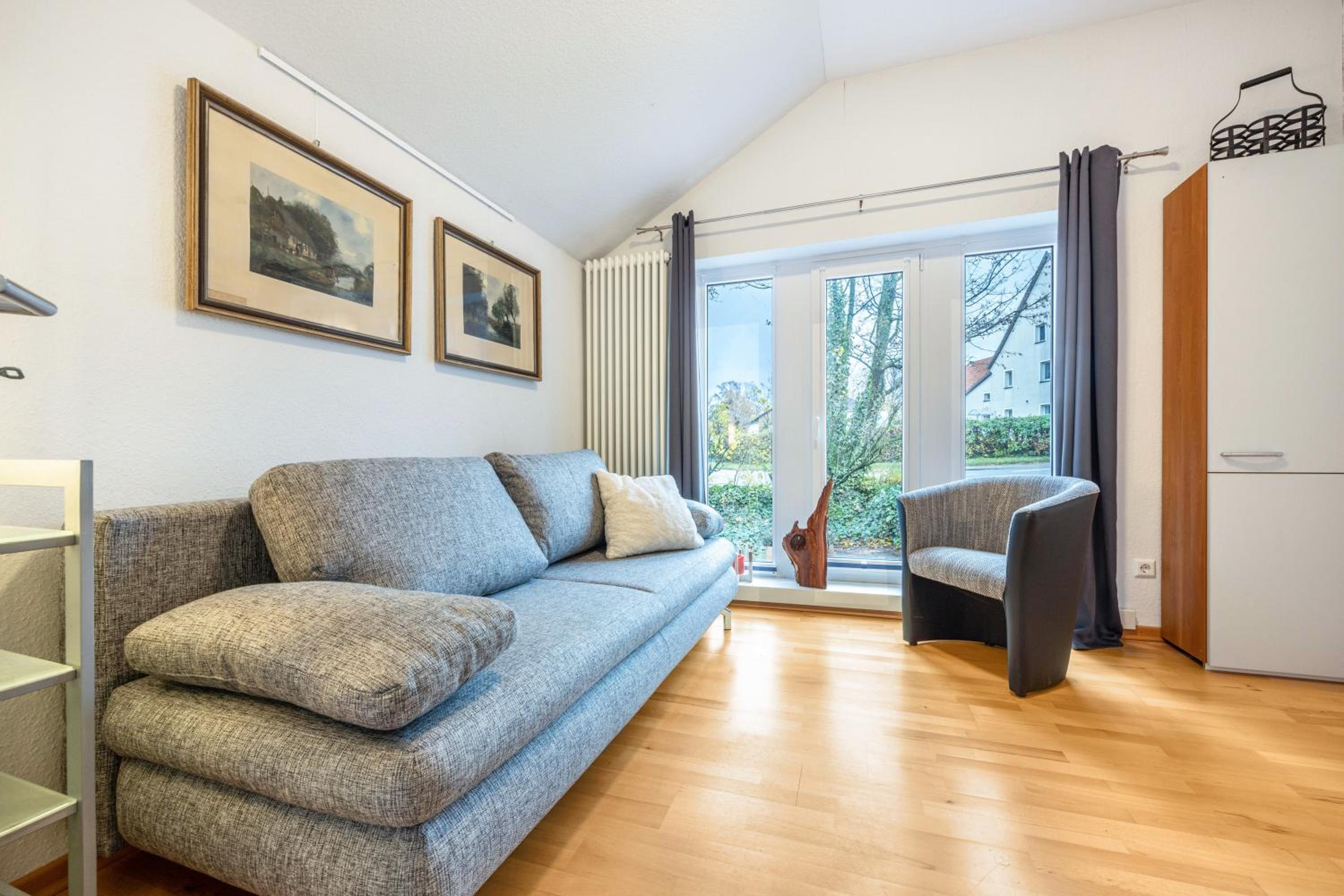 One-Bedroom Apartment with Garden View