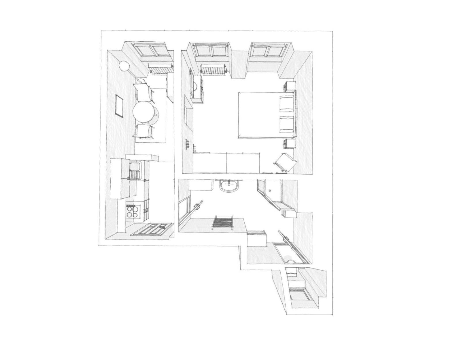 One-Bedroom Apartment photo 2