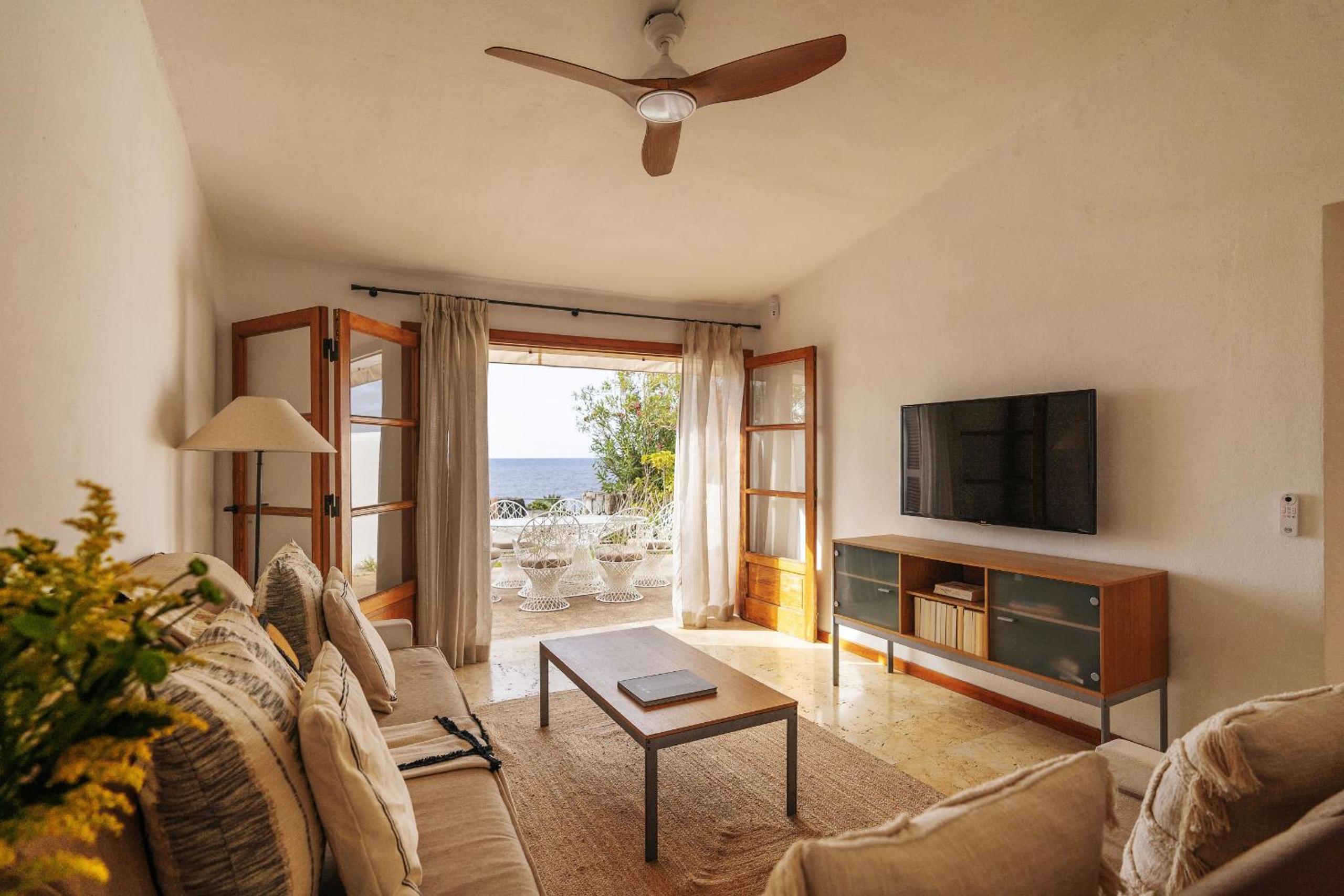Bungalow con vista al mar