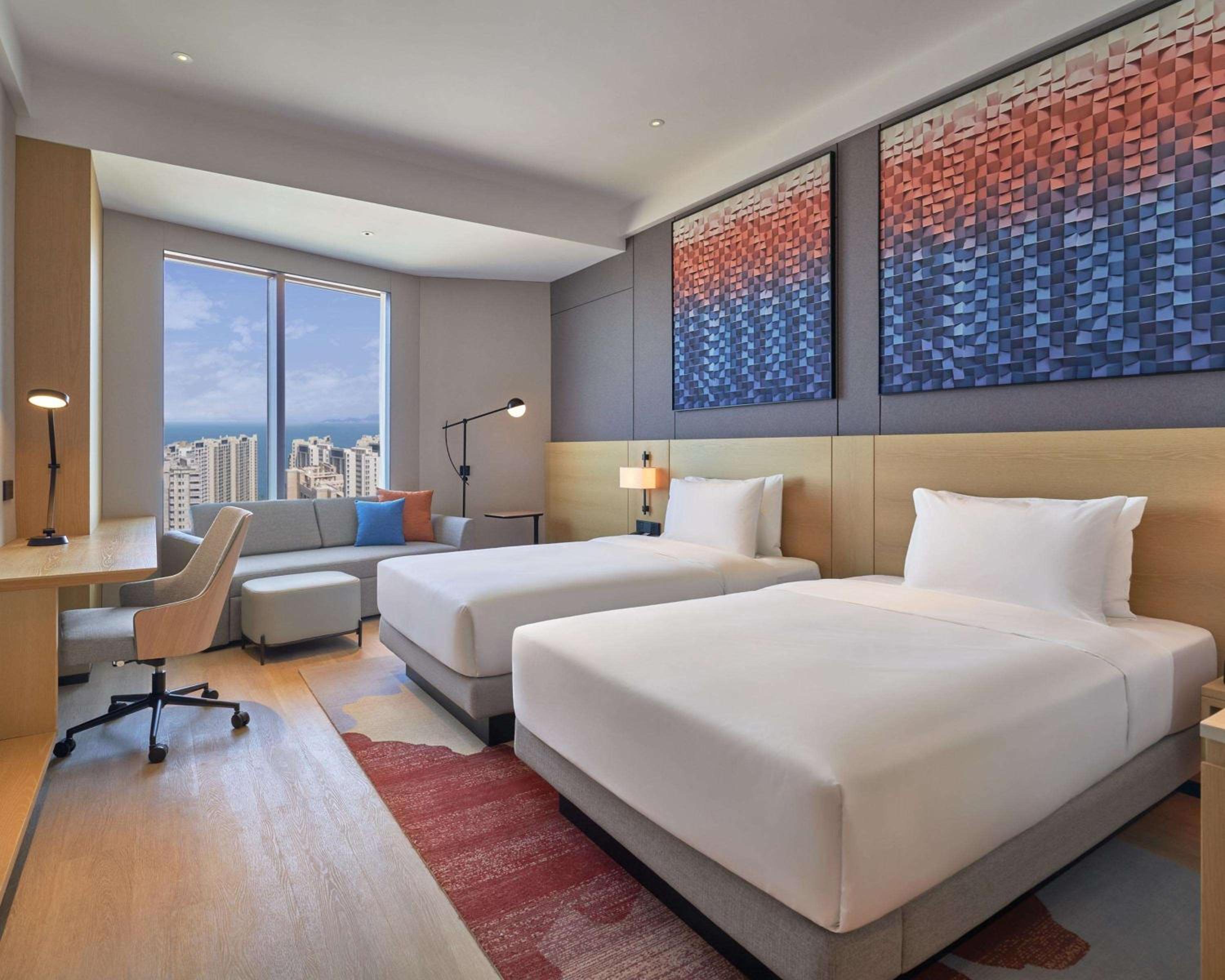 Twin Room with Two Twin Beds, Ocean View and Sofa Bed