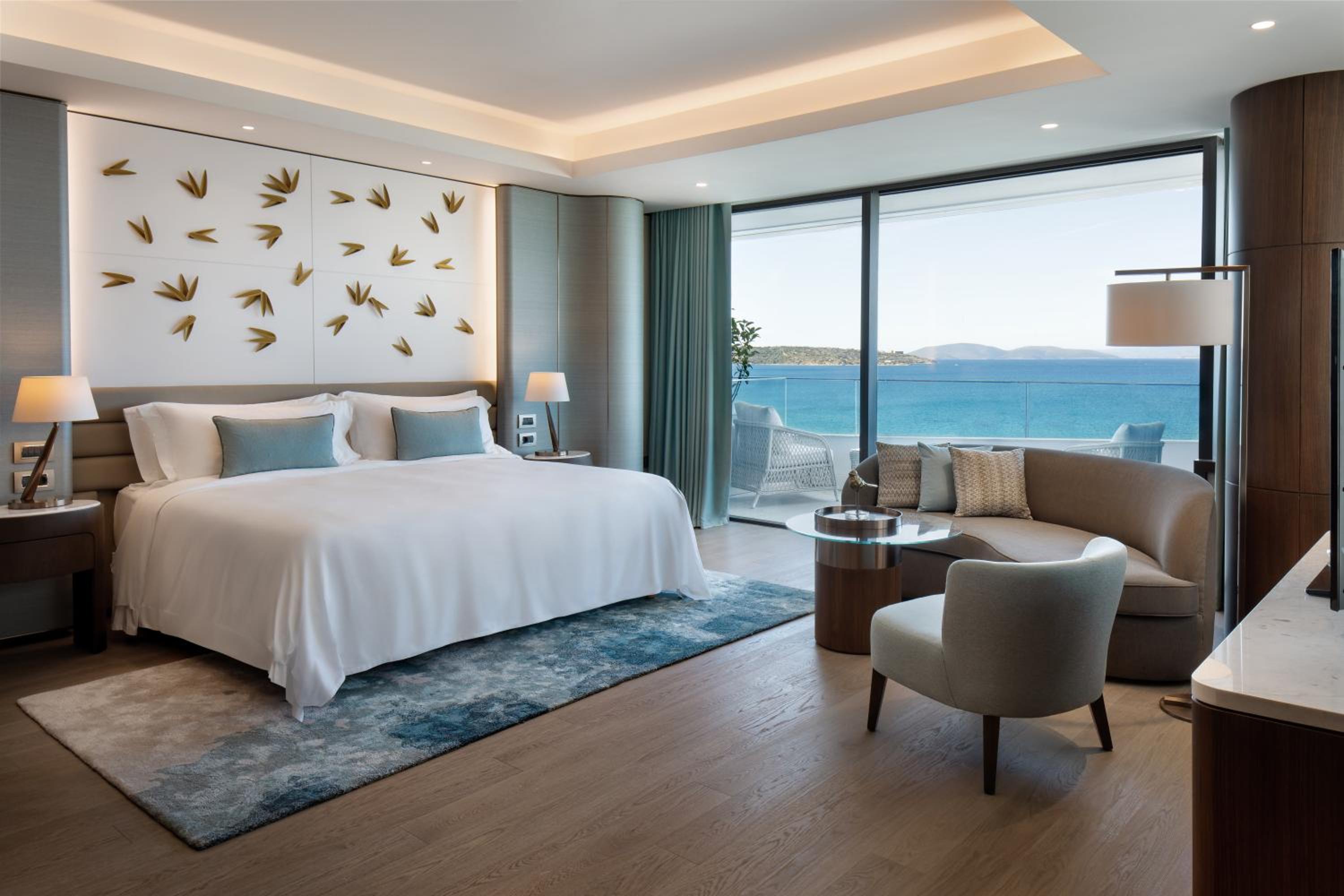 Chambre Lit King-Size Égée Reges - Vue sur Mer