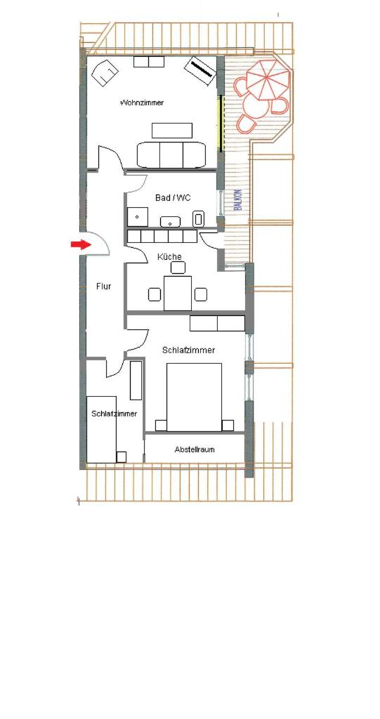 Apartment with Mountain View photo 3