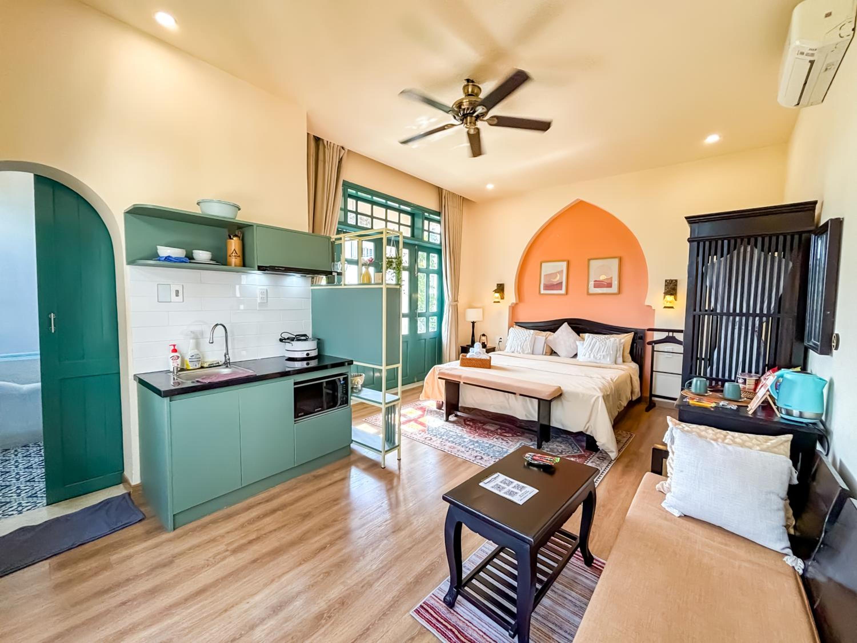 Studio with Balcony