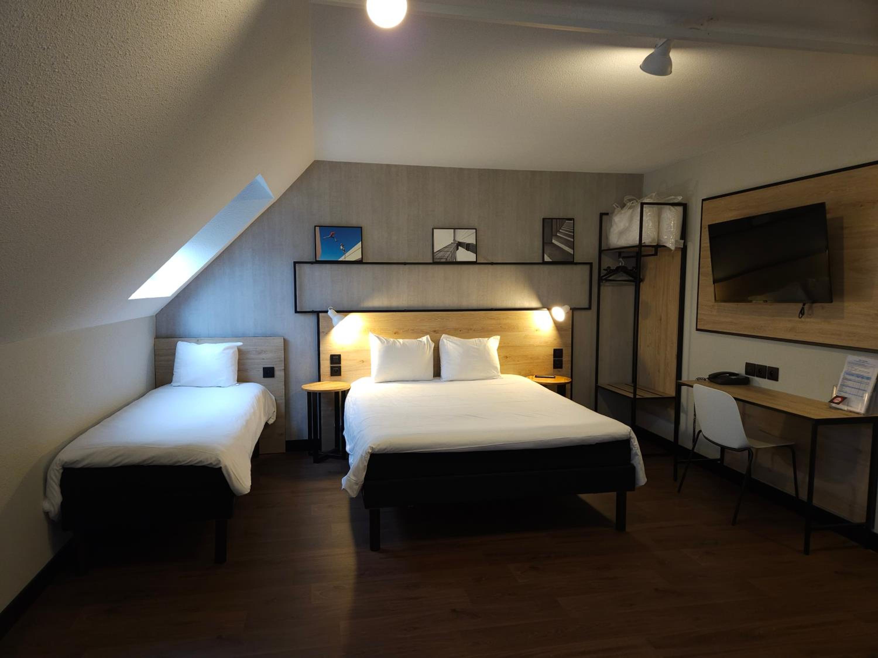 Two Adjacent Double Rooms