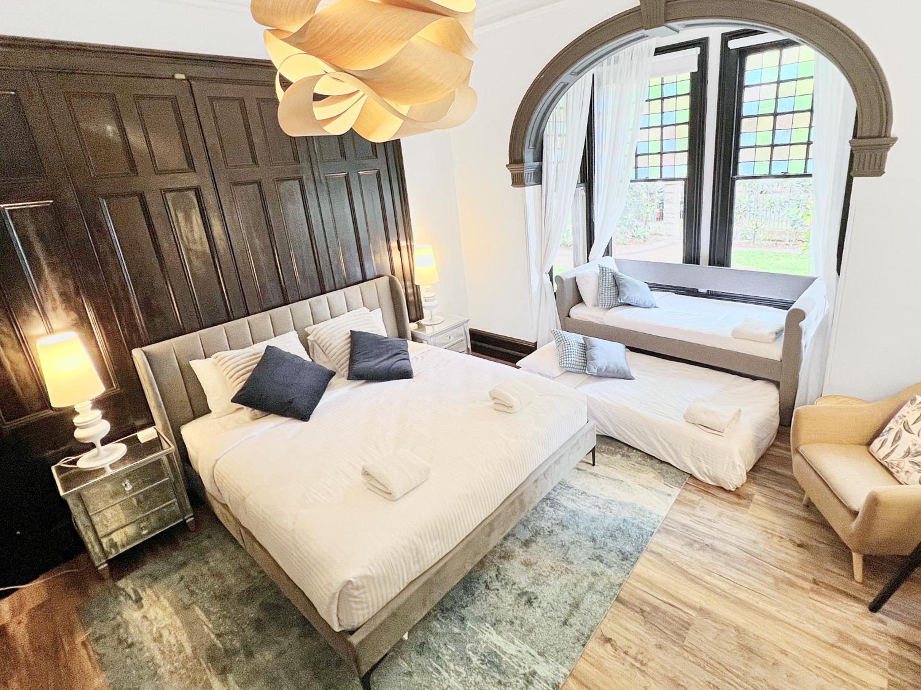 Family Room with Shared Bathroom
