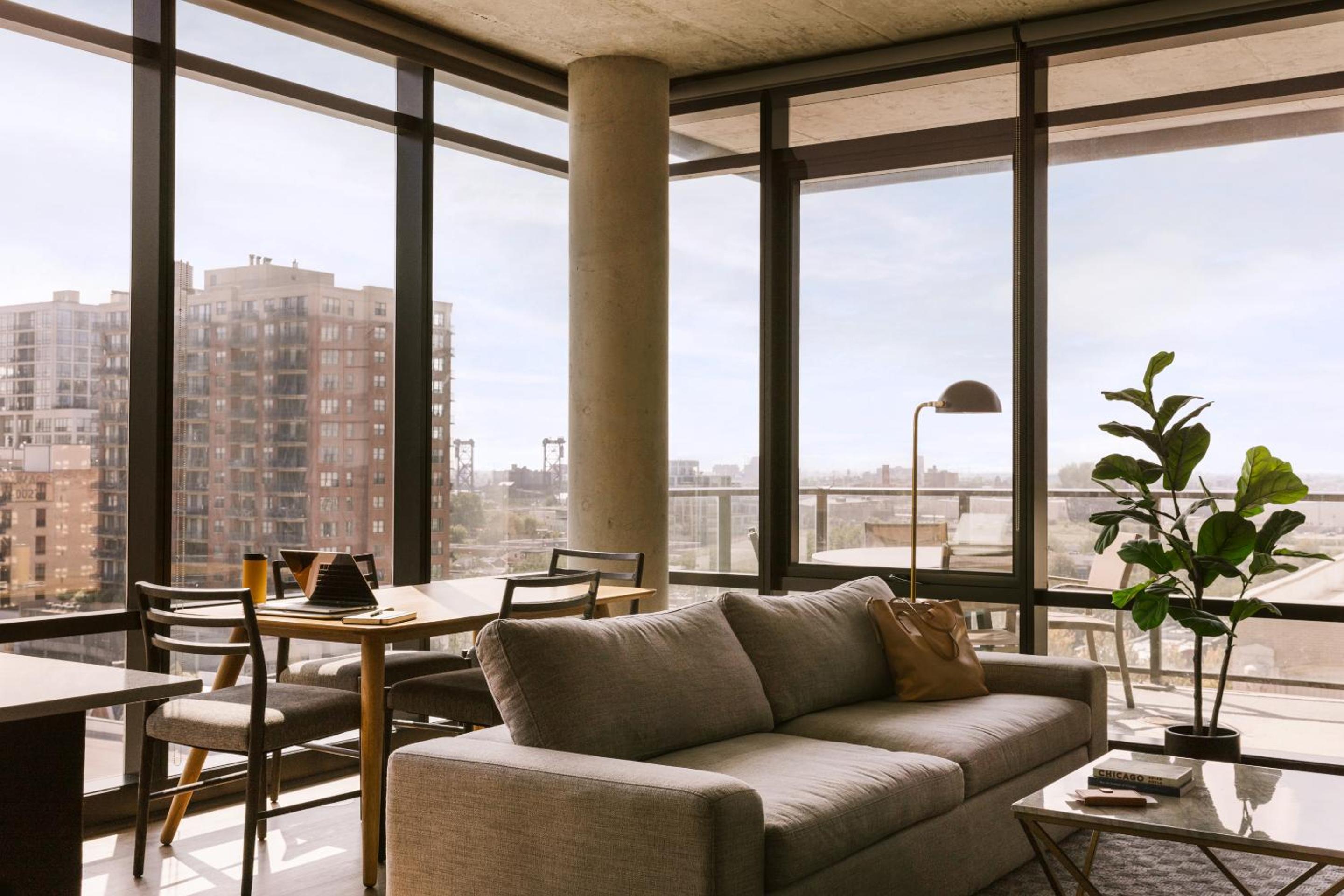 One-Bedroom Apartment With Balcony And City View