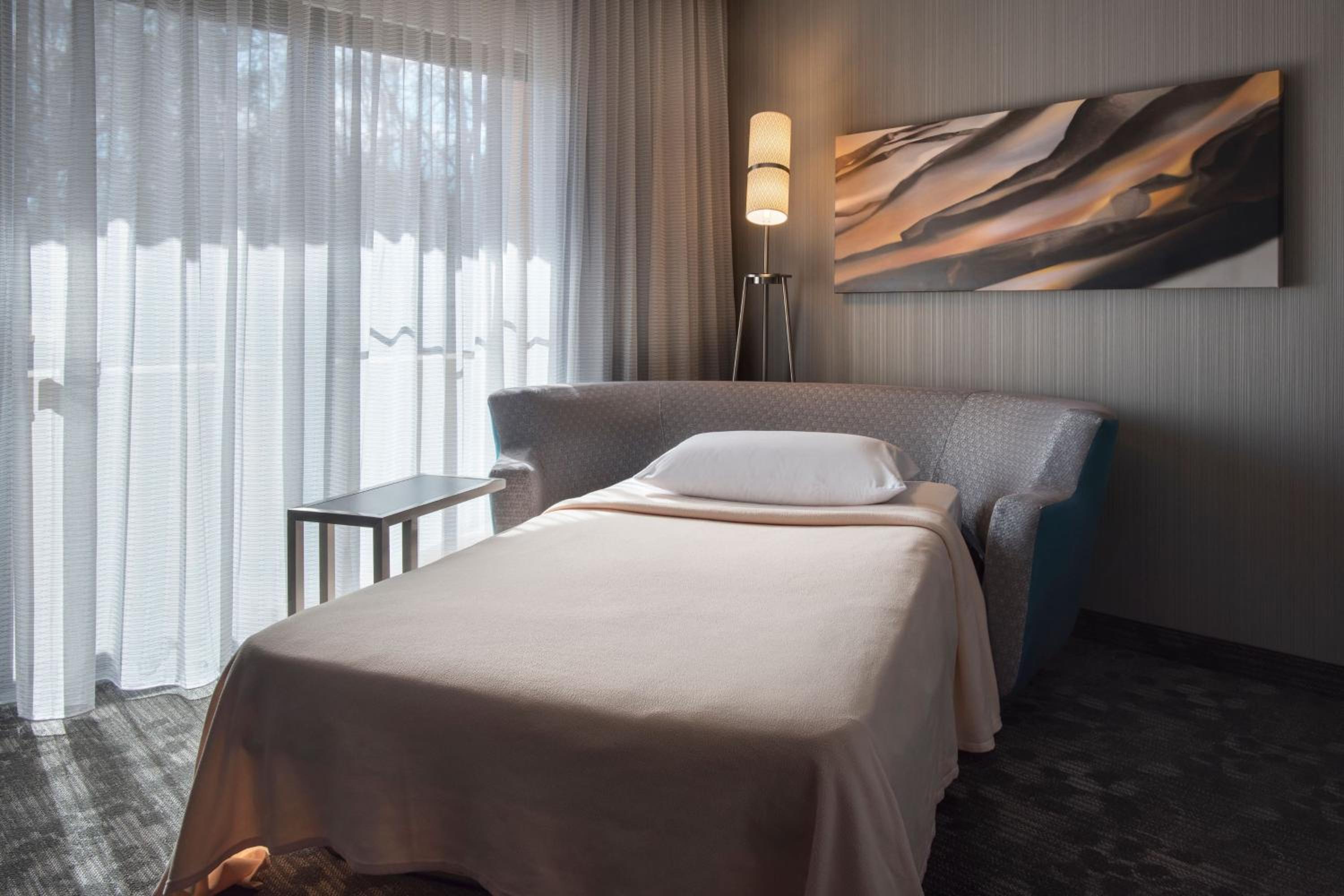 One-Bedroom King Suite with Sofa Bed, Courtyard View and Balcony – Hearing Accessible photo 2