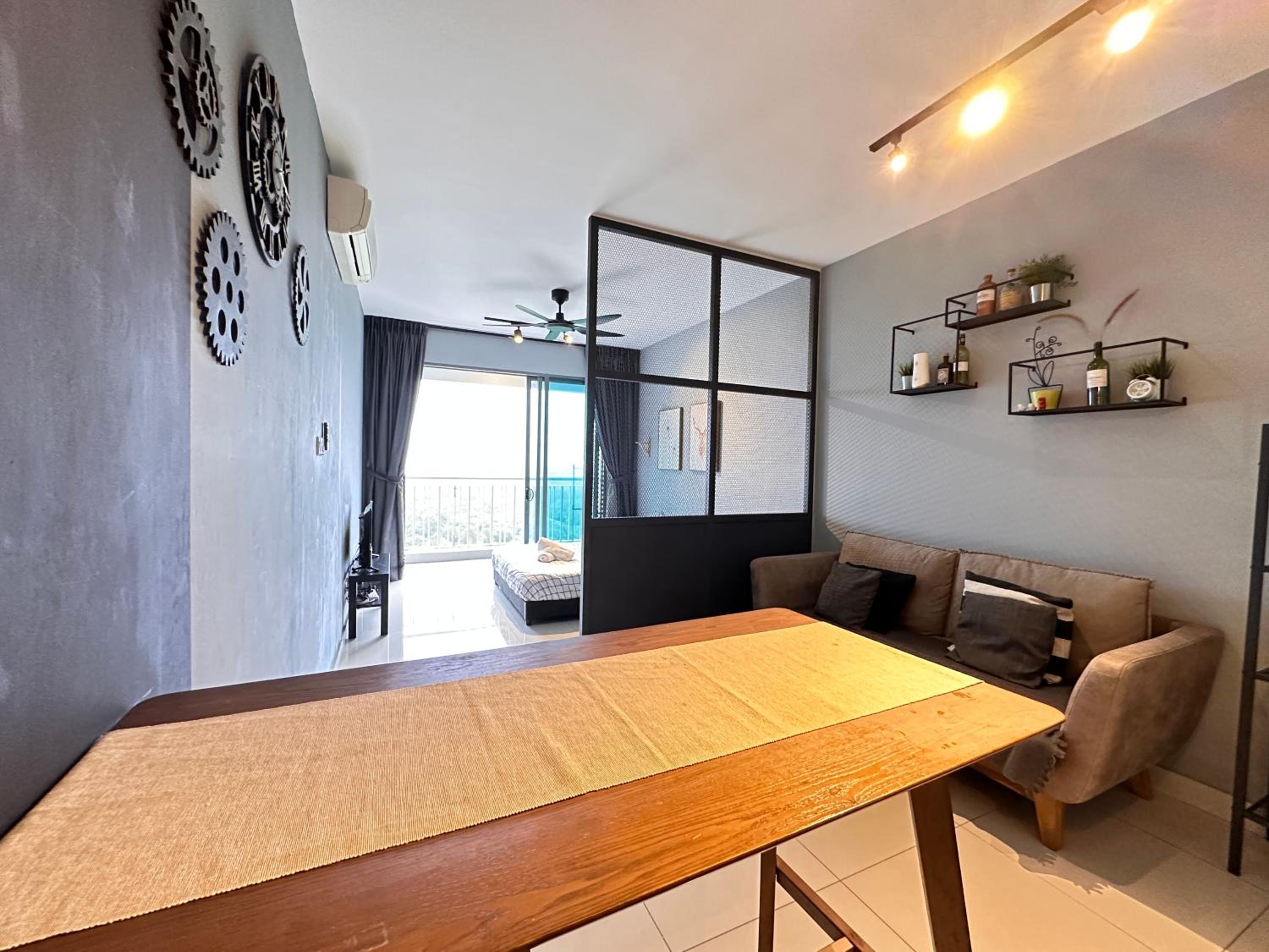 Studio with Balcony