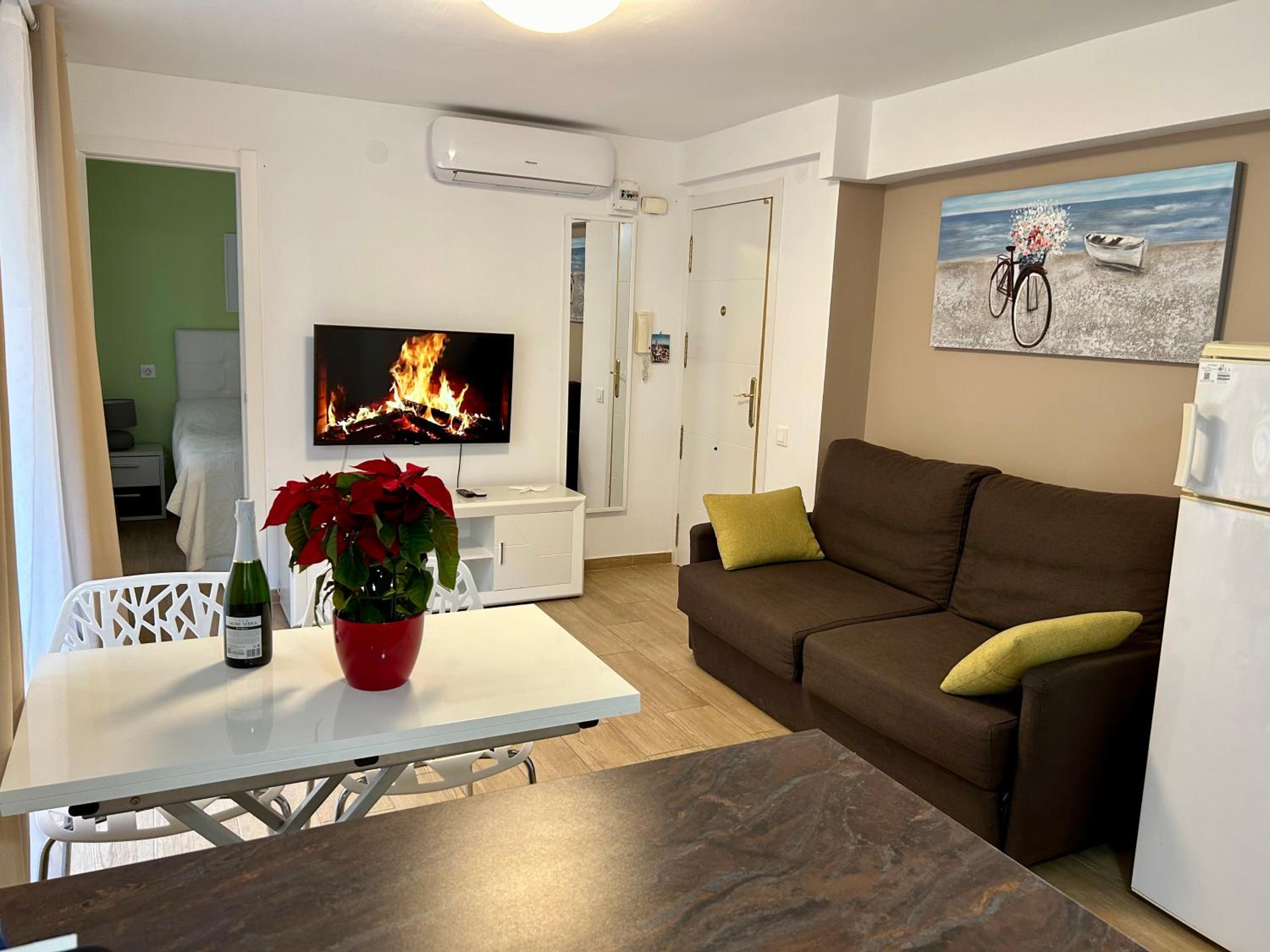 Apartamento con Balcón