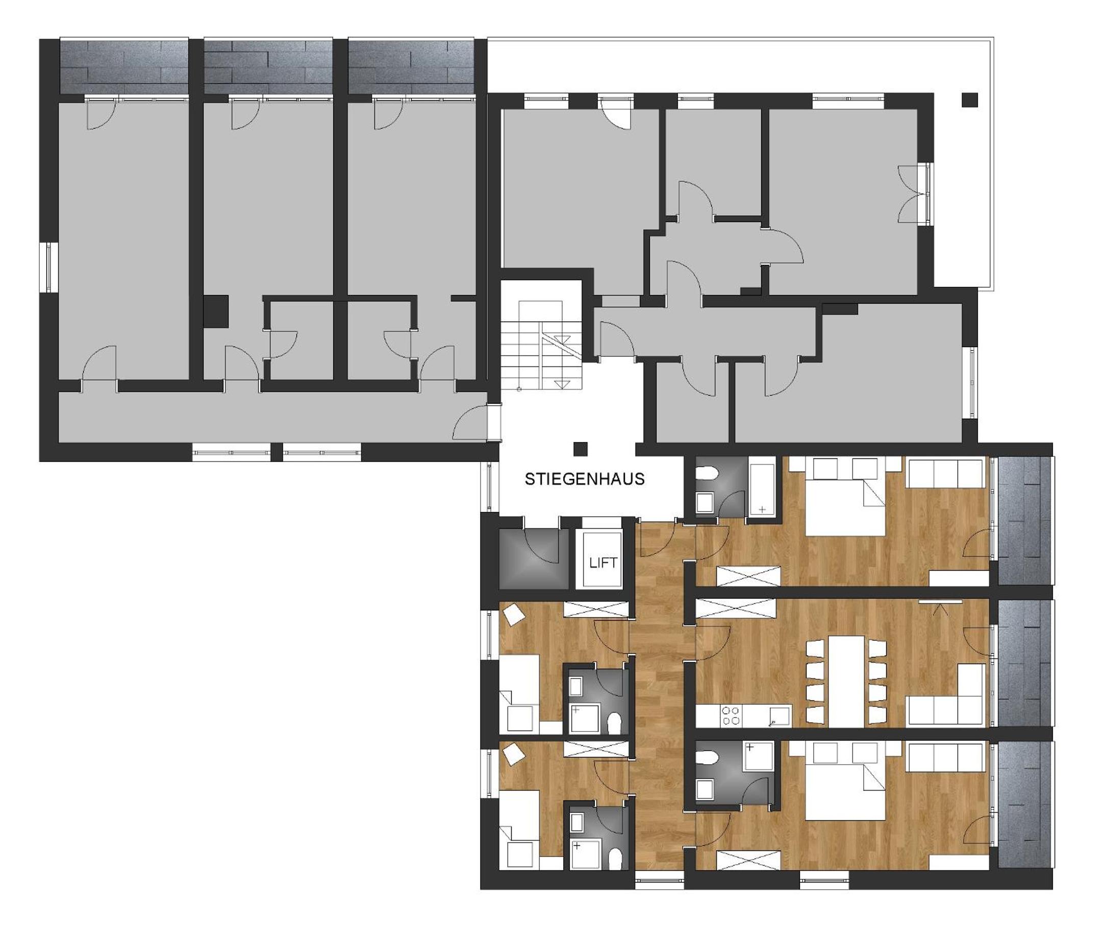 Apartment with Mountain View photo 3