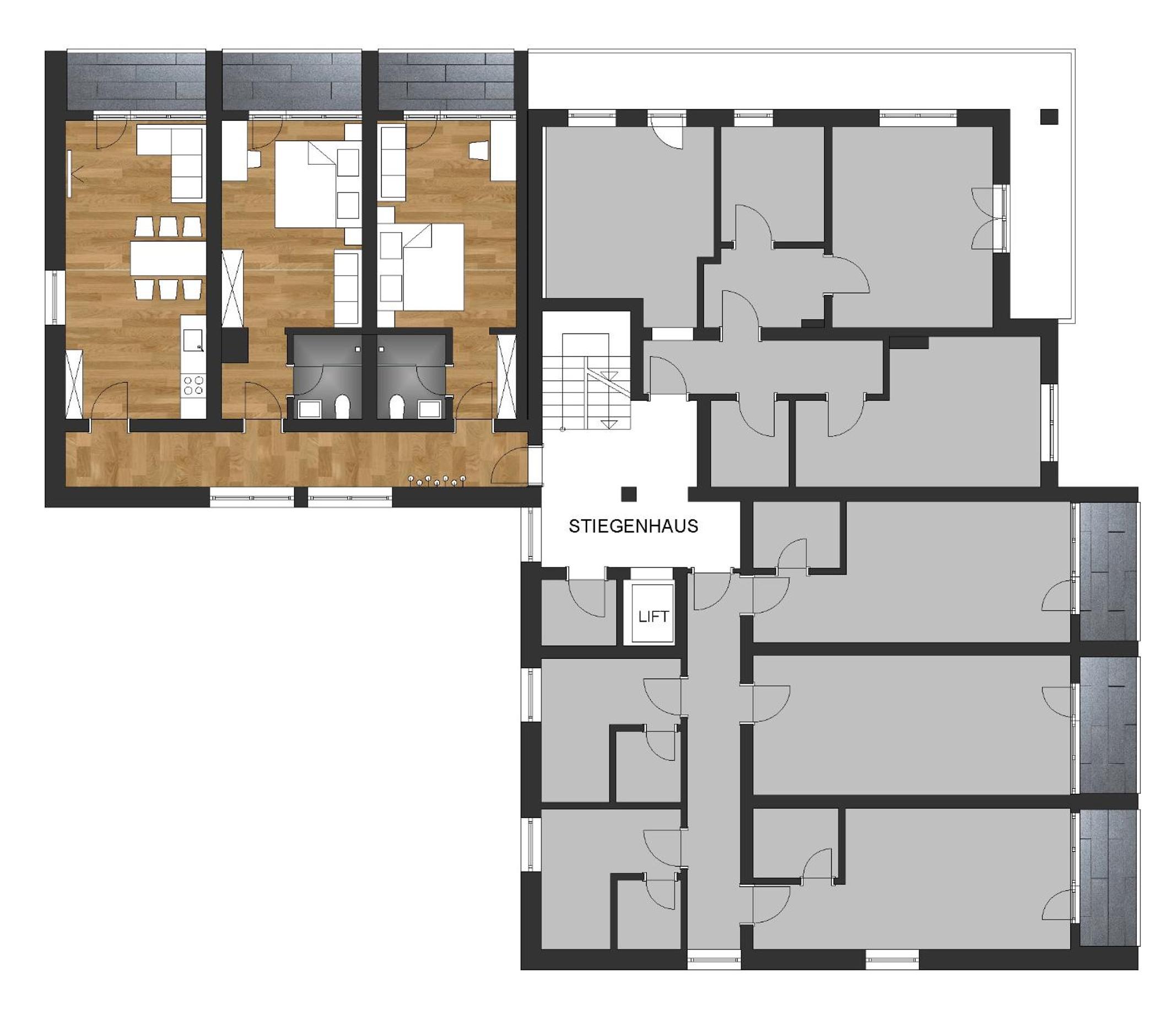 Two-Bedroom Apartment photo 2