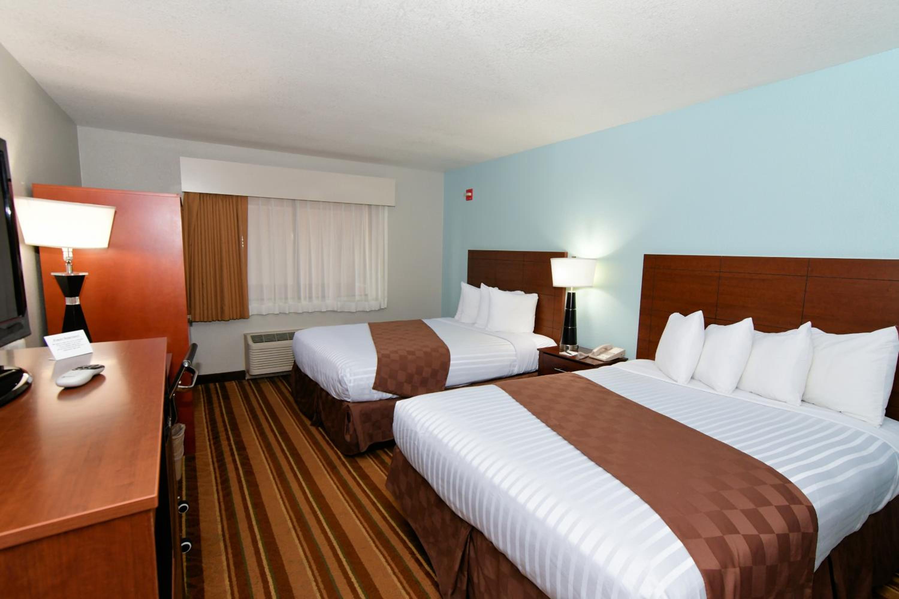 Queen Room with Two Queen Beds and Roll In Shower - Disability Access/Non-Smoking photo 1