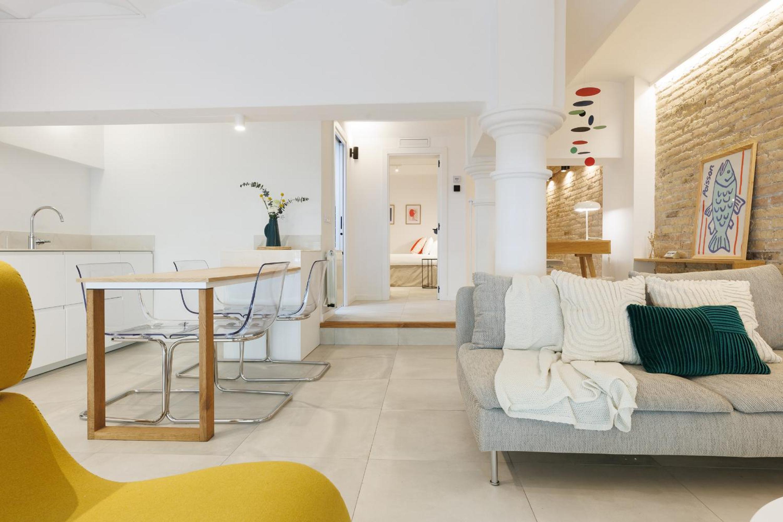 Apartamento de dos habitaciones
