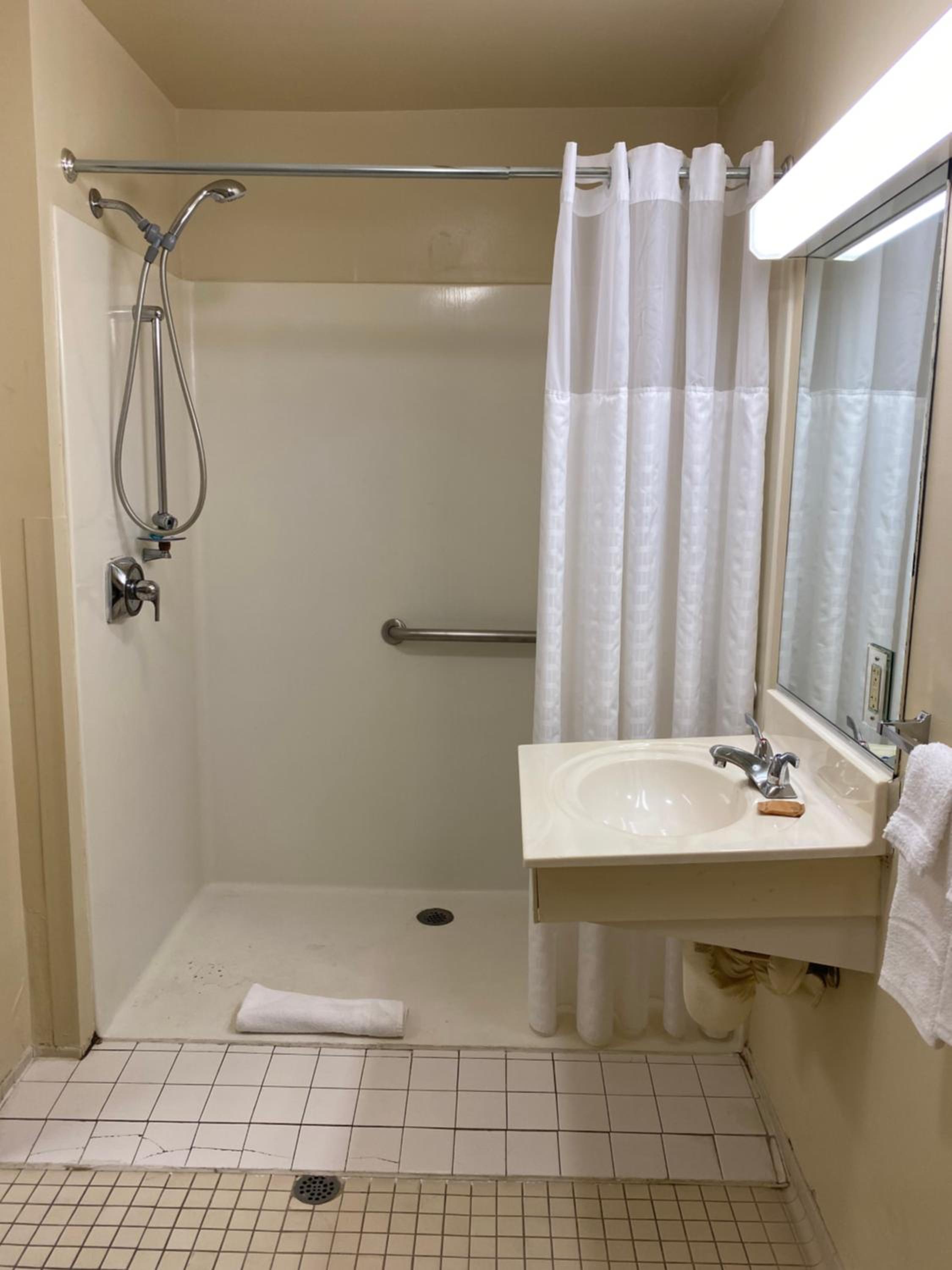 Efficiency Queen Room with Roll-In Shower - Disability Access/Non Smoking/Pet Friendly - Photo 2