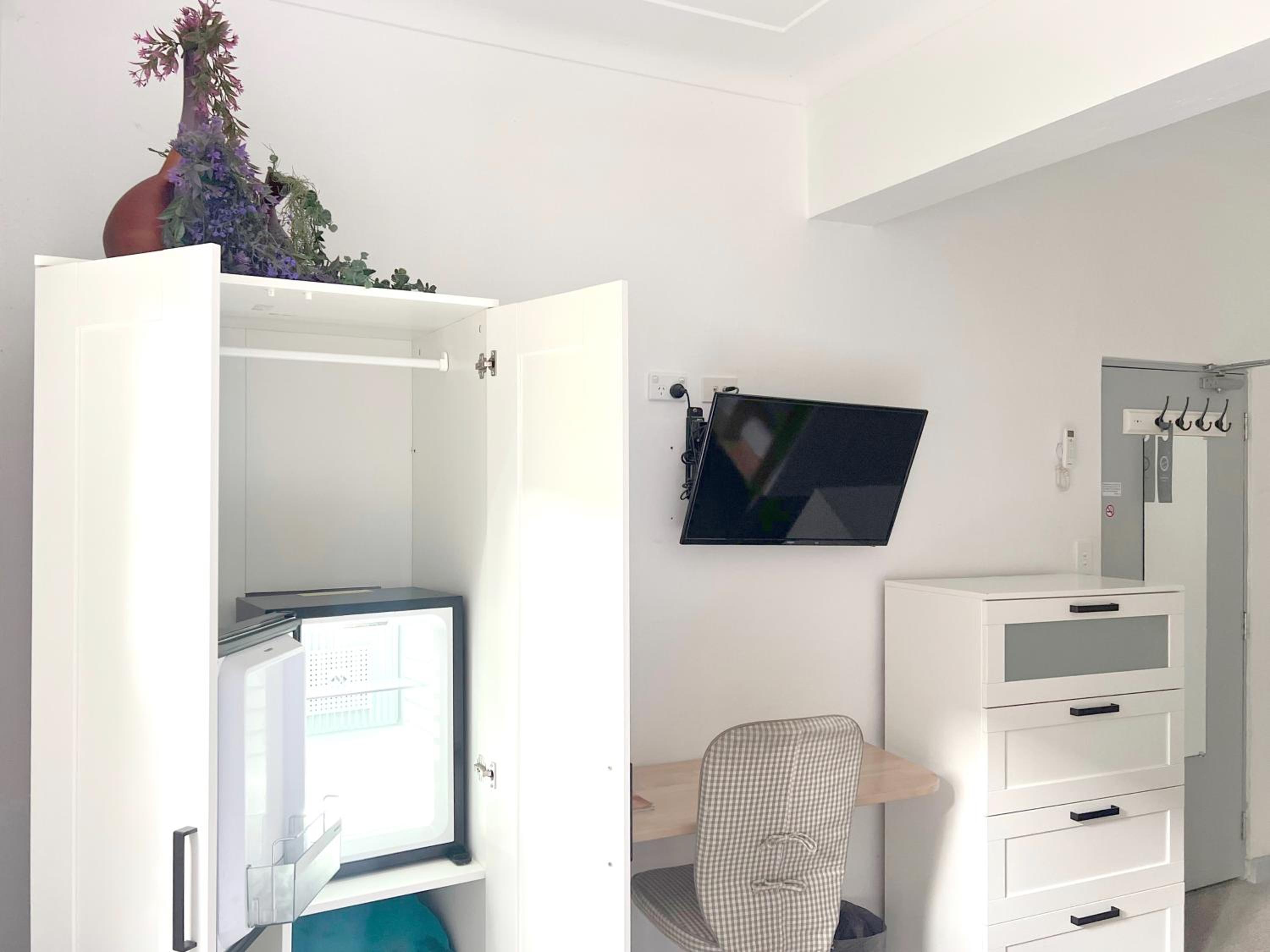 Family Room with Shared Bathroom