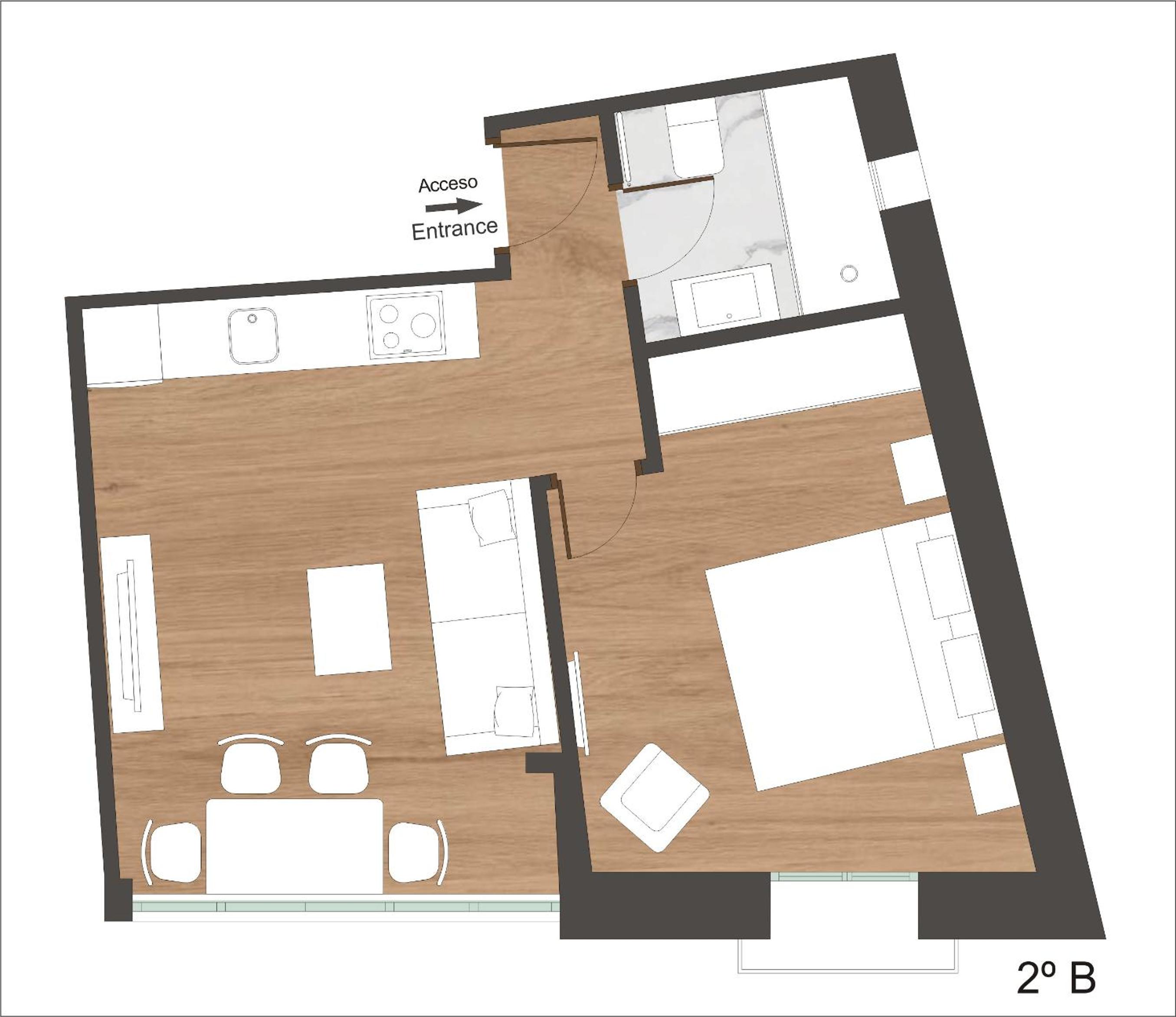 One-Bedroom Apartment - Photo 41