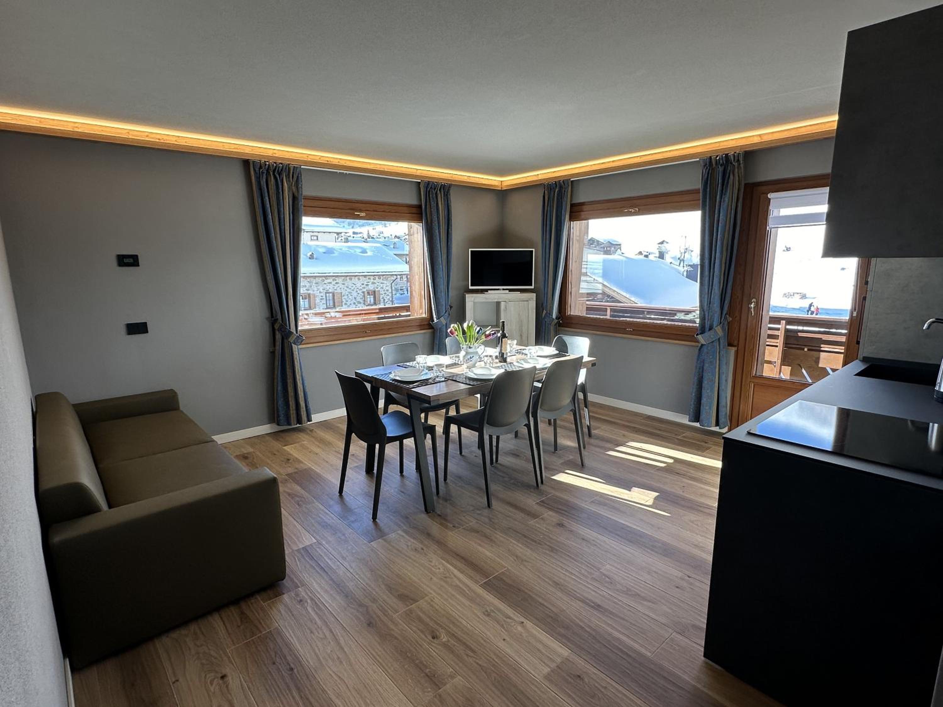 Three-Bedroom Premium Apartment with Balcony