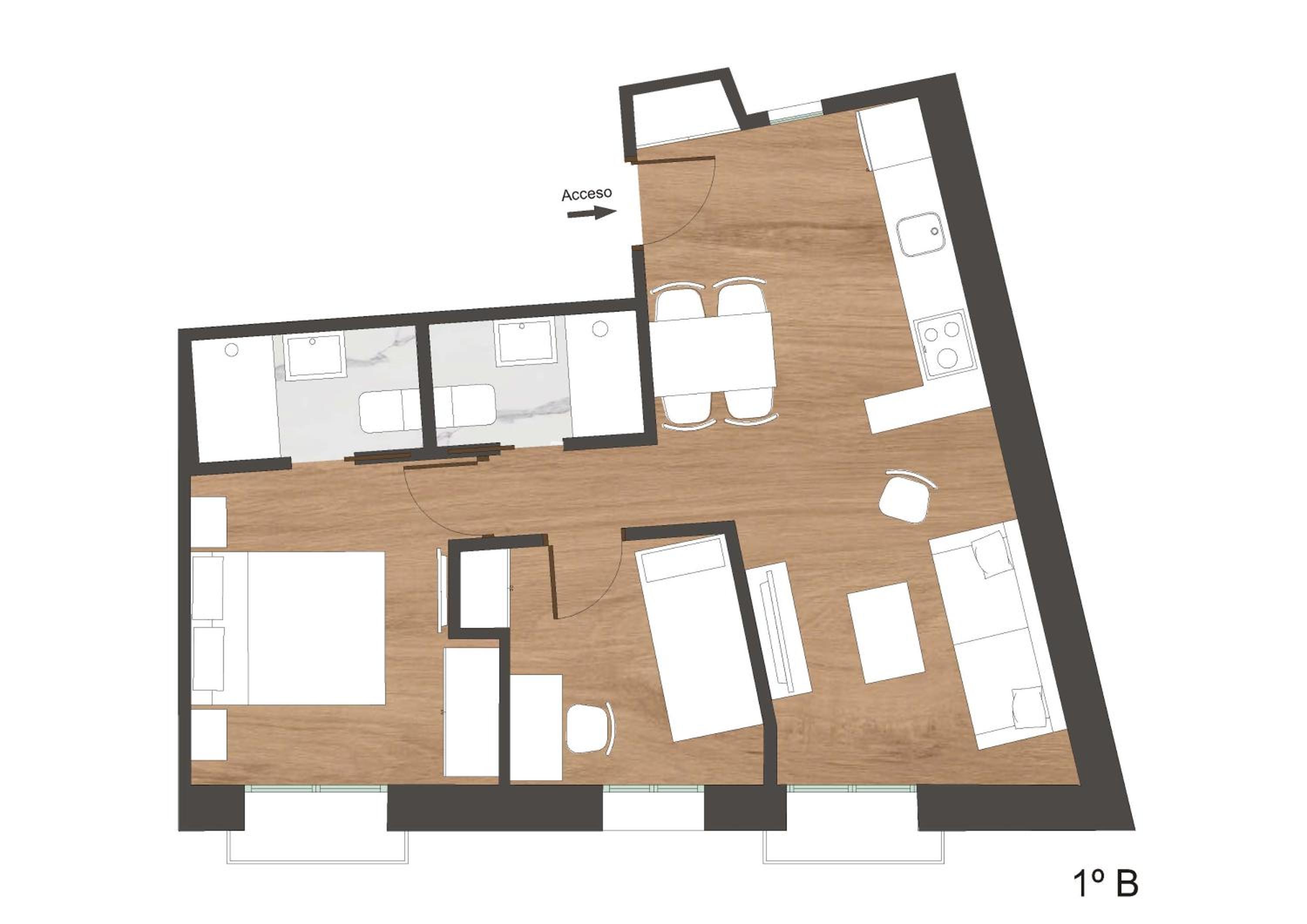 Two-Bedroom Apartment - Photo 45