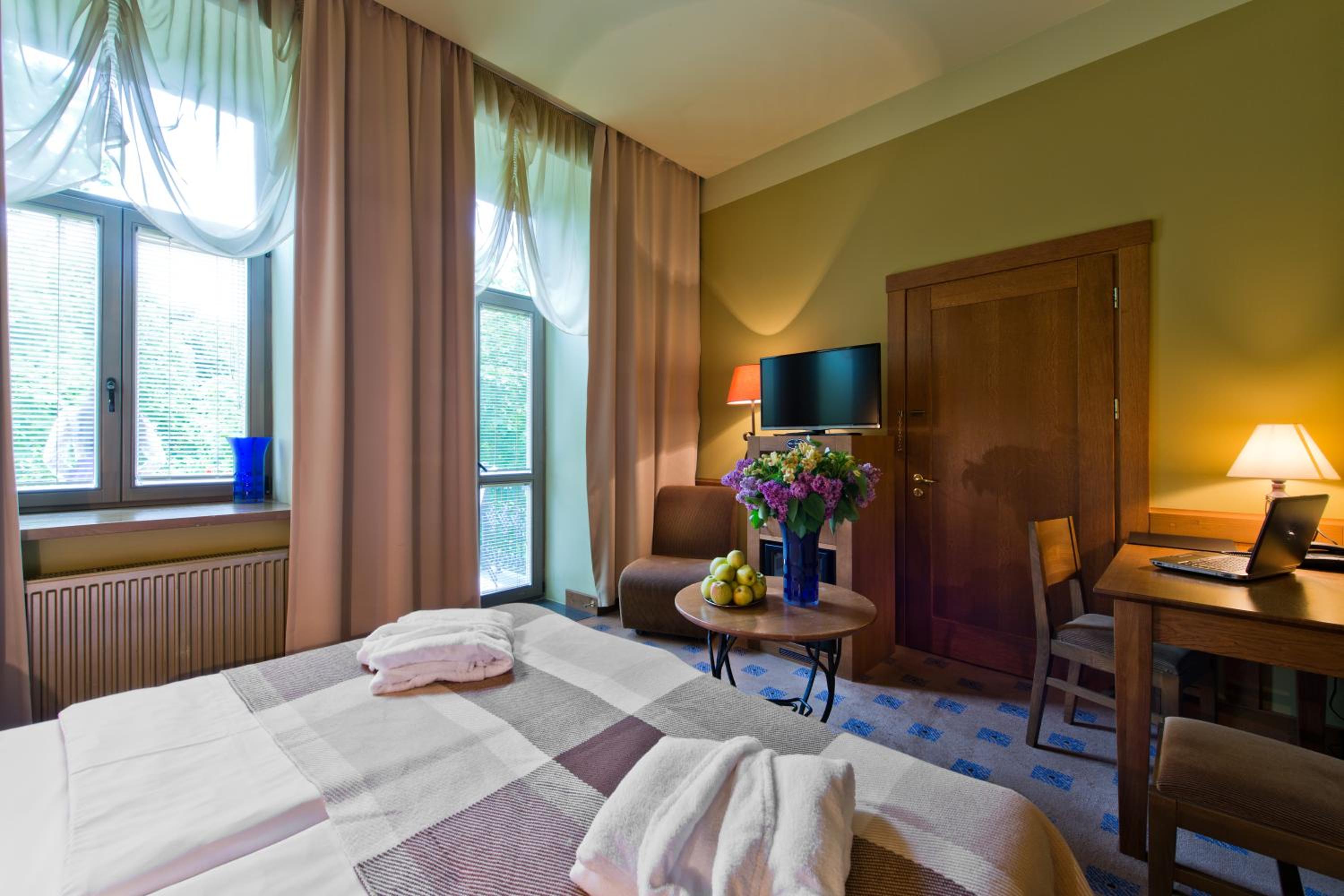 Double or Twin Room with Balcony and with Sauna and Jacuzzi access - Photo 3