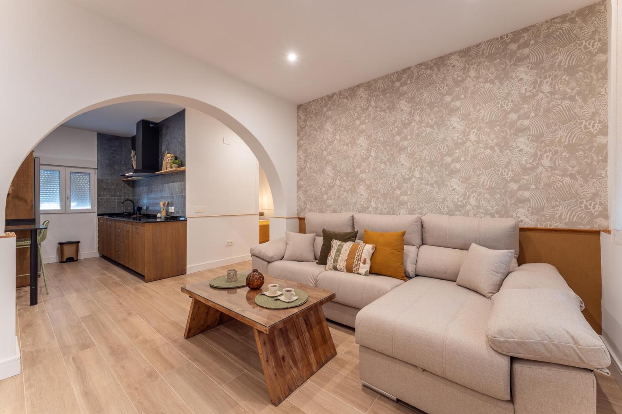 Apartamento de dos habitaciones