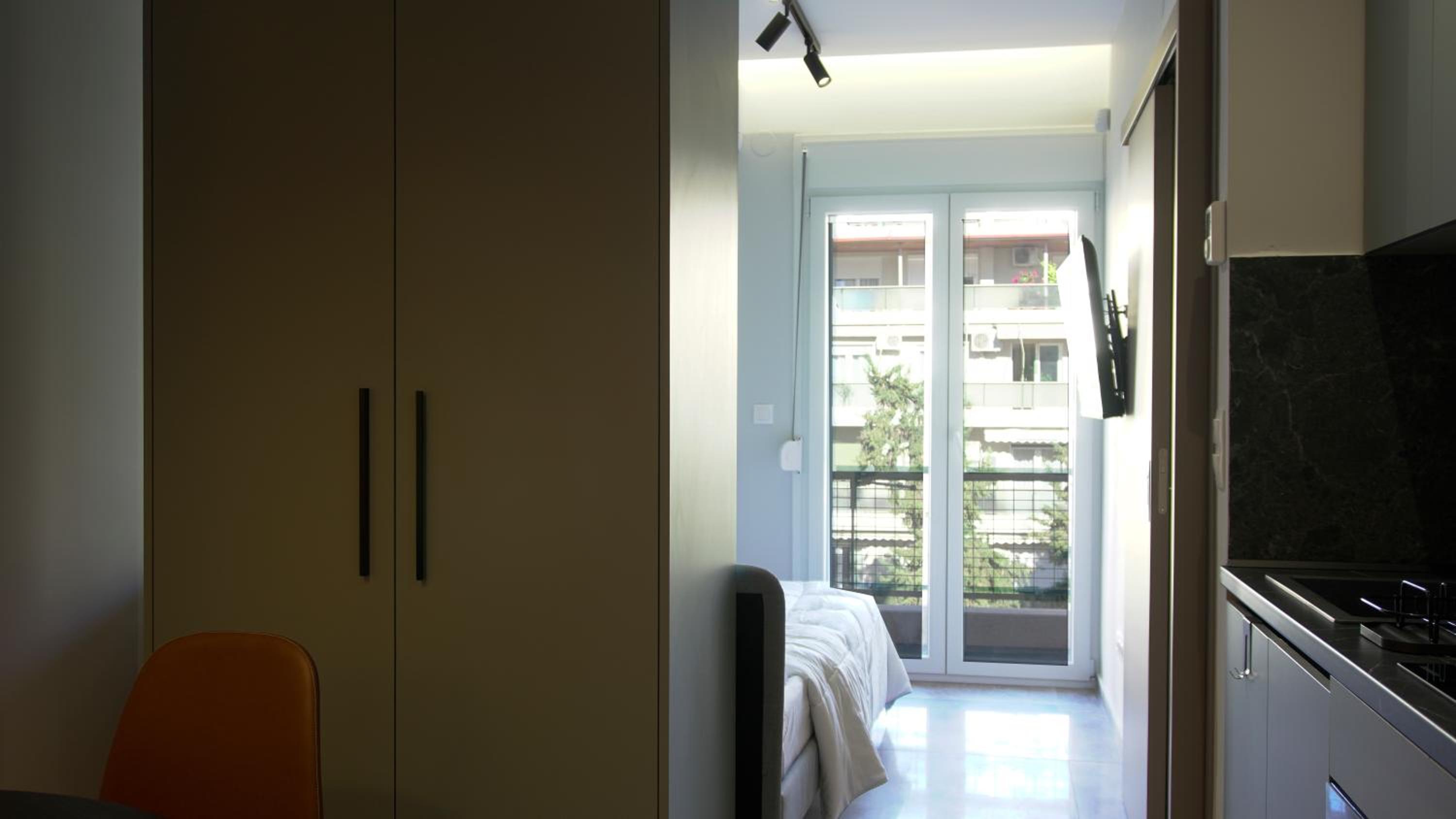 Studio with Balcony