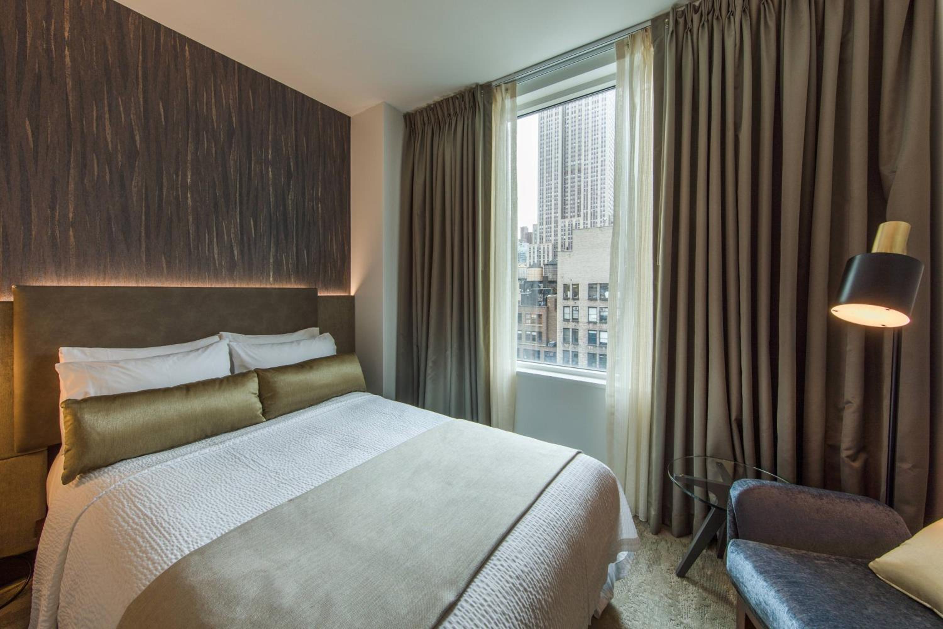 Room with Two Double Beds with City View