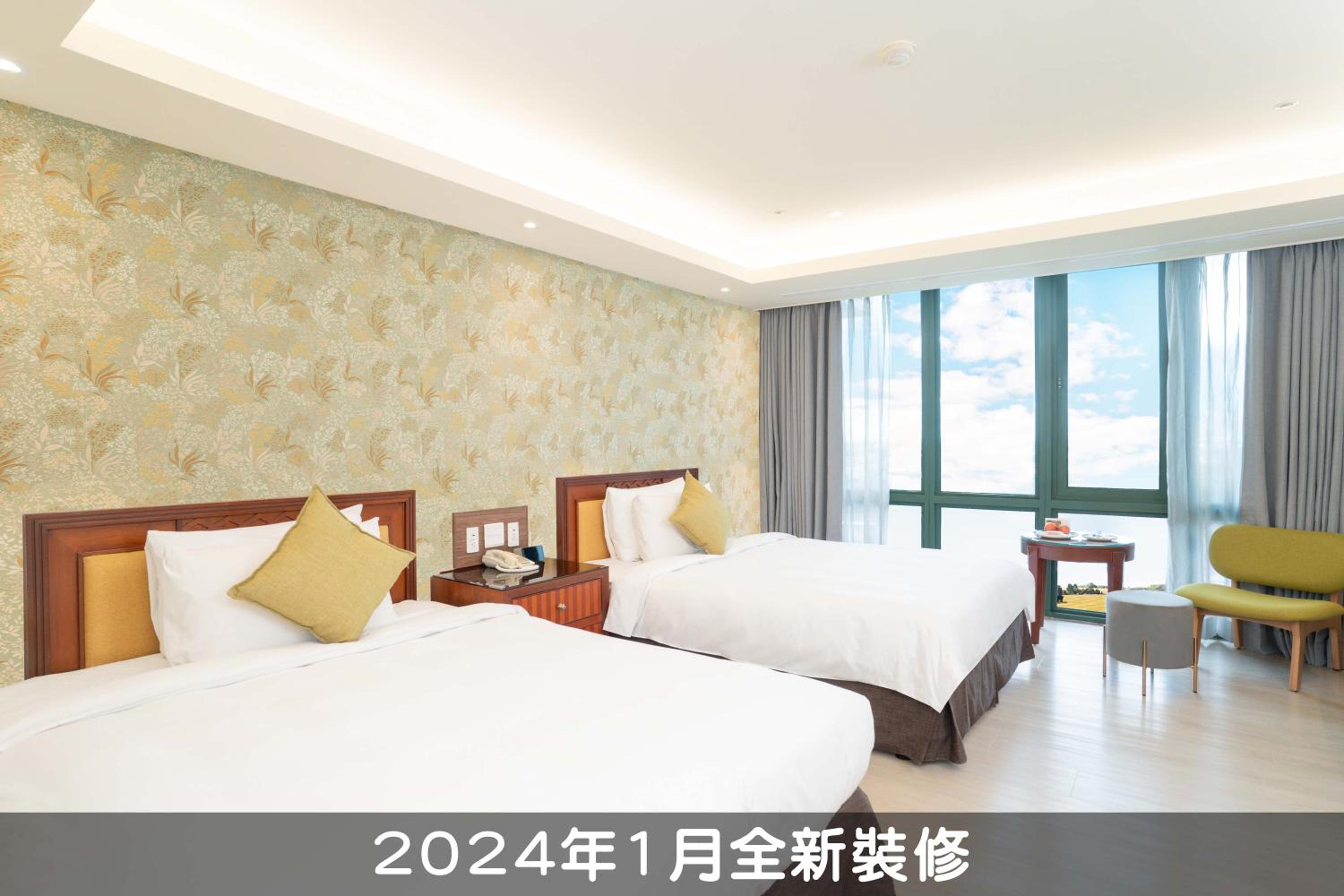 Newly Renovated Deluxe Twin Room