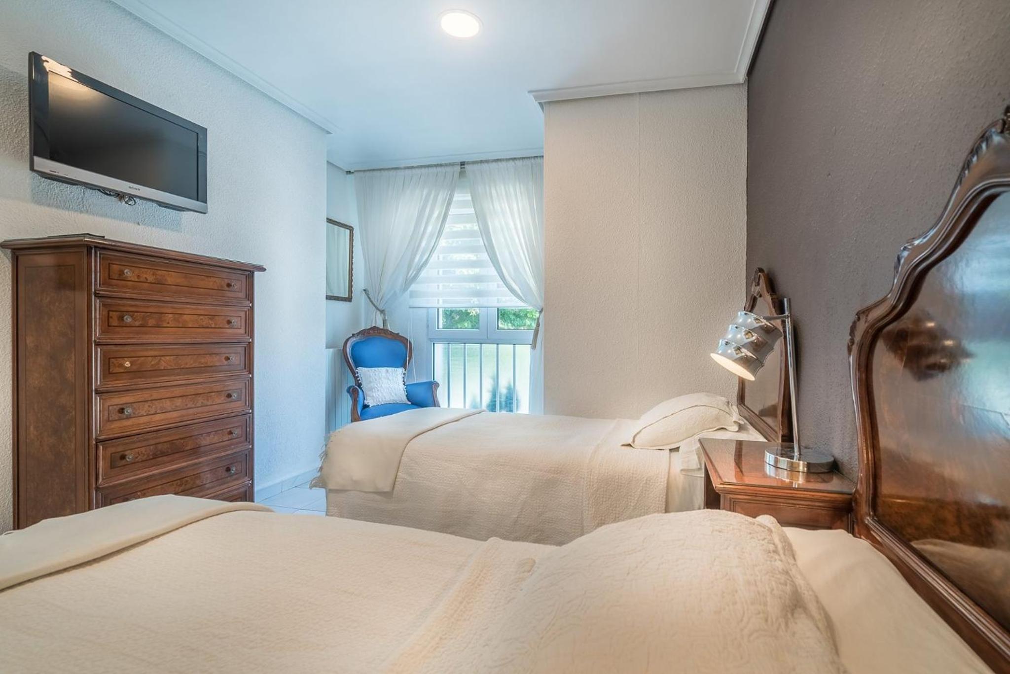 Apartamento con vista al jardín