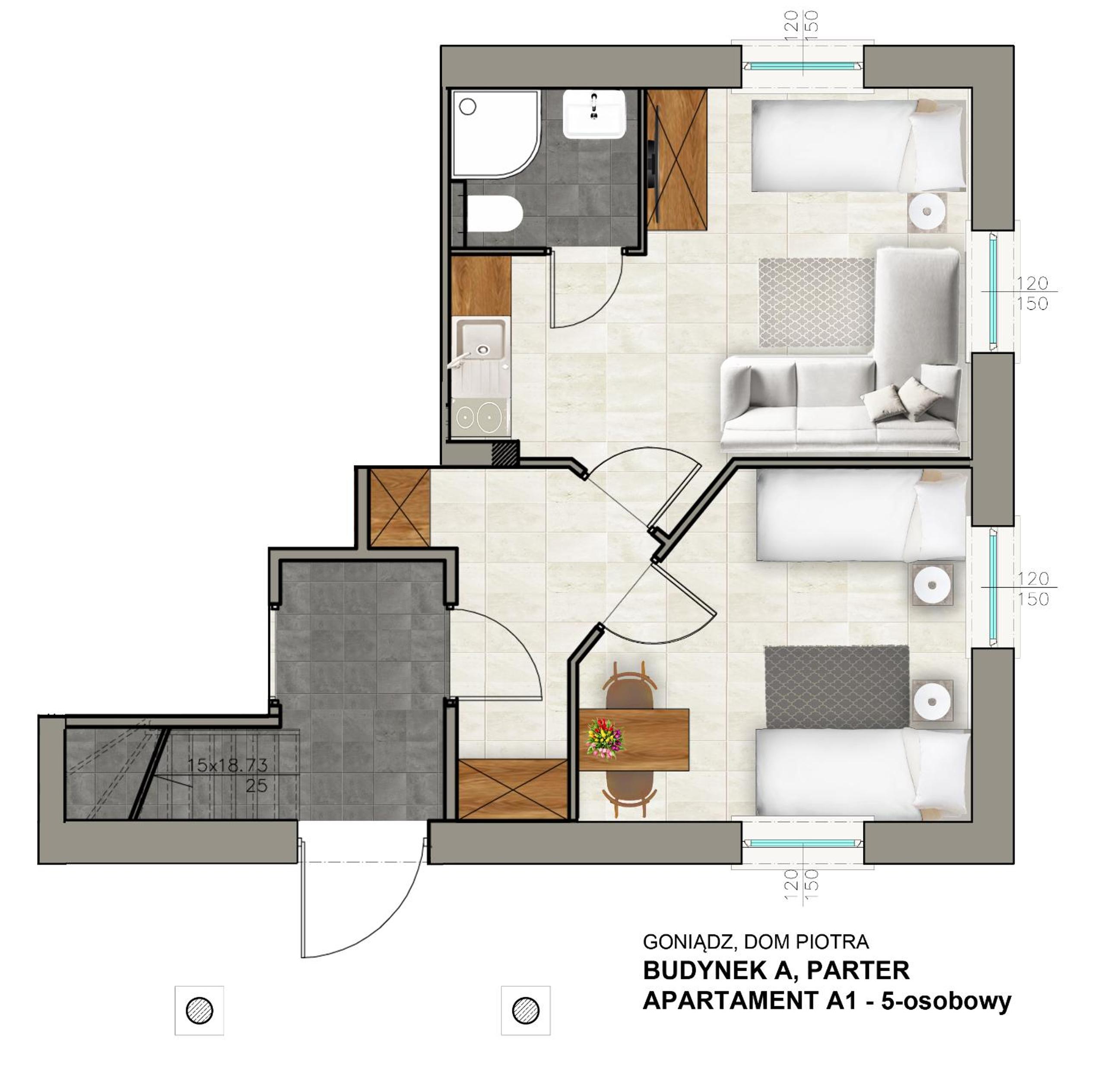 Two-Bedroom Standard Apartment - Photo 5