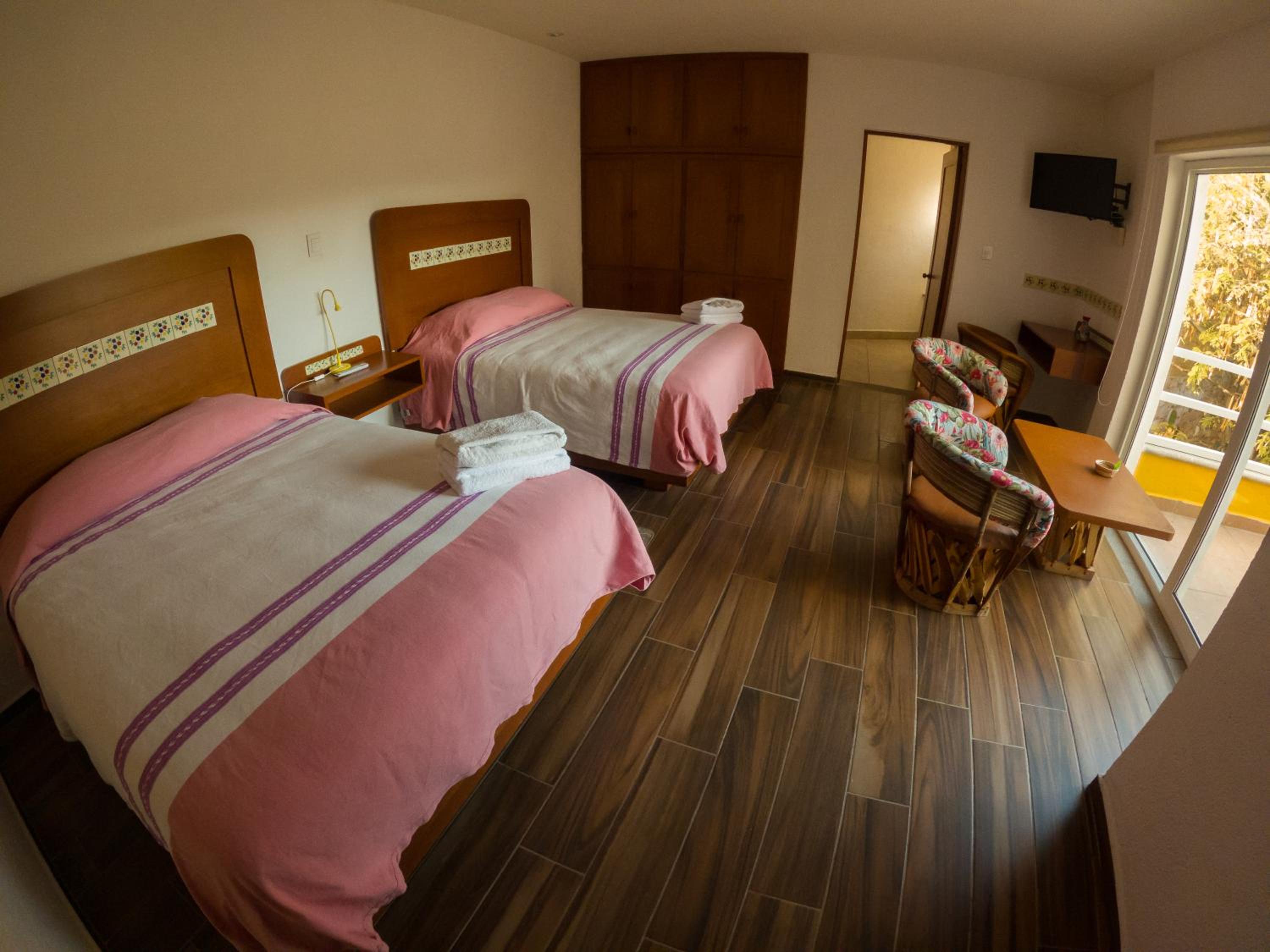Double Room with Two Double Beds with Terrace