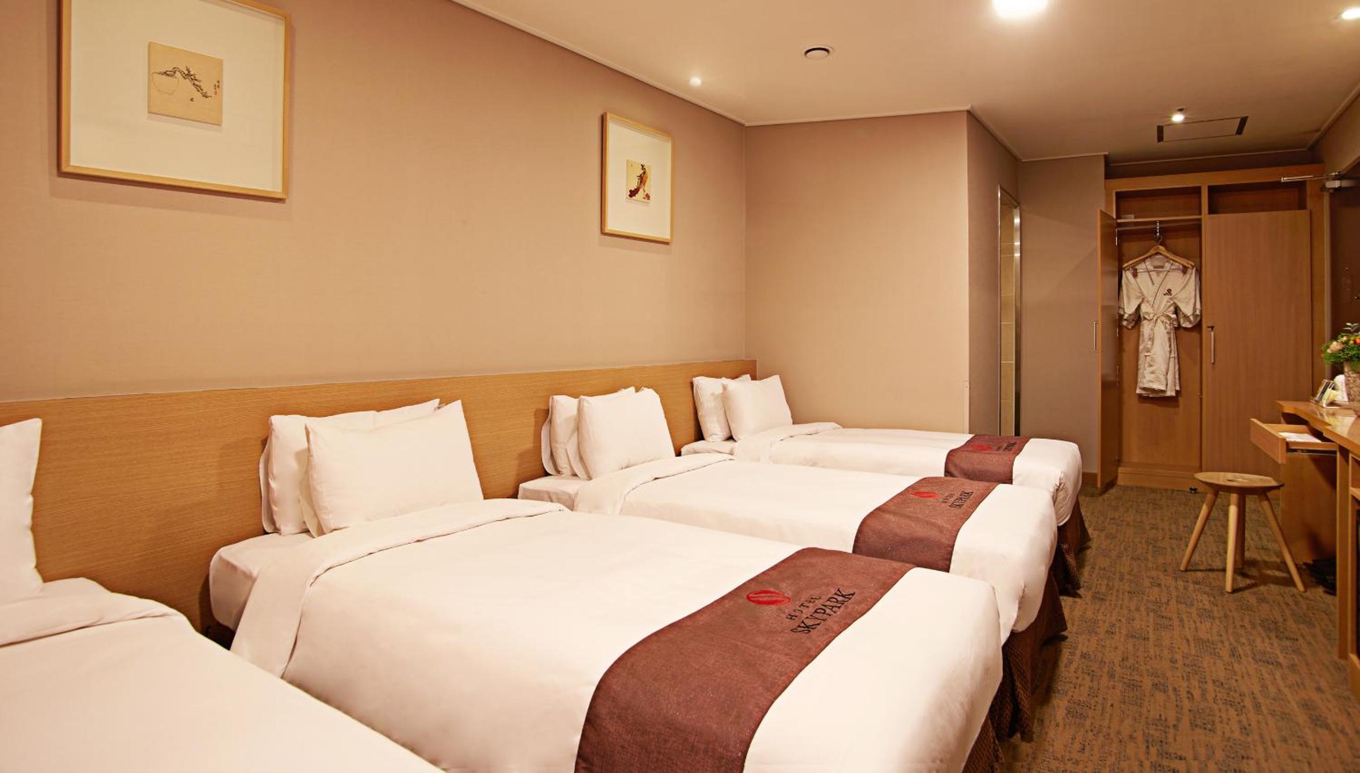 Quadruple Room with K-Beauty KRW 30,000 voucher & Duty Free KRW 5,000 Voucher 