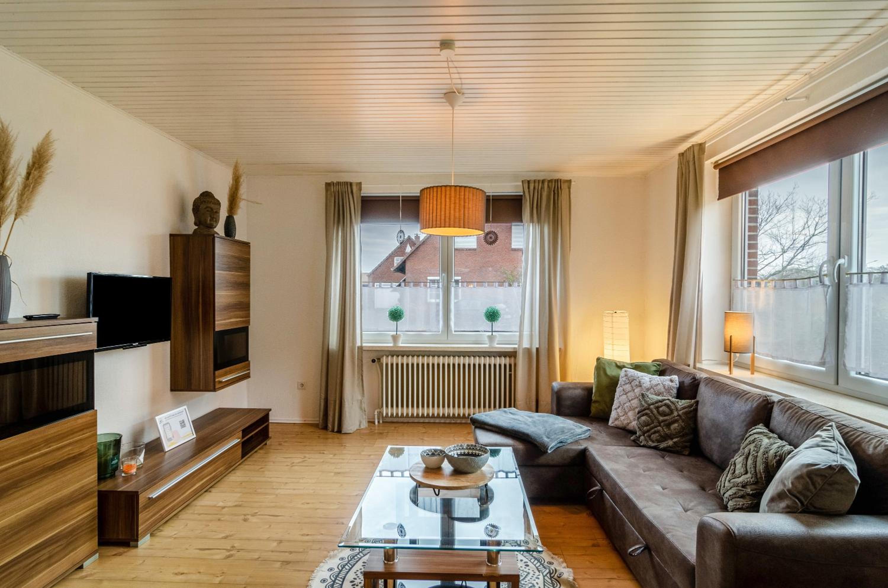 One-Bedroom Apartment with Garden View