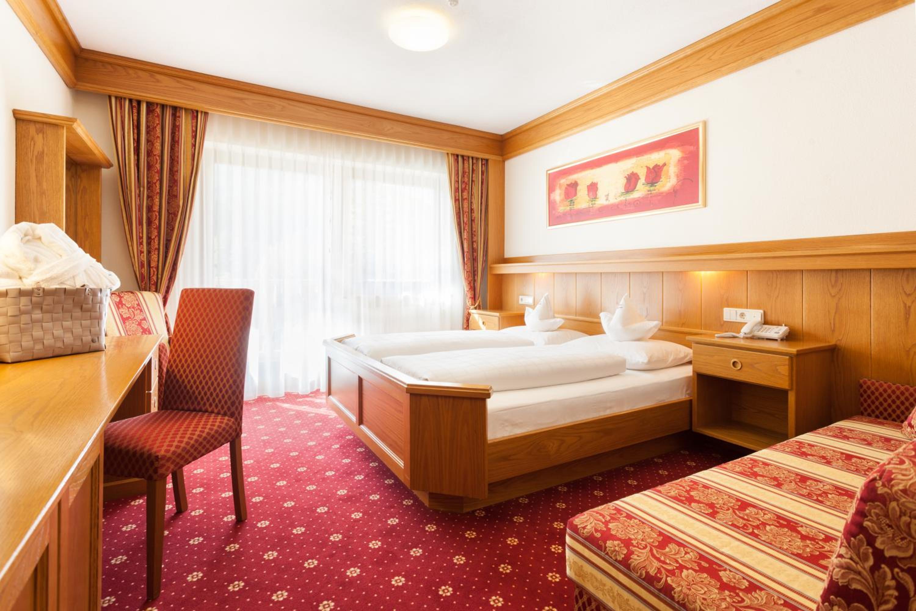 Chambre Double avec Balcon Alpine 