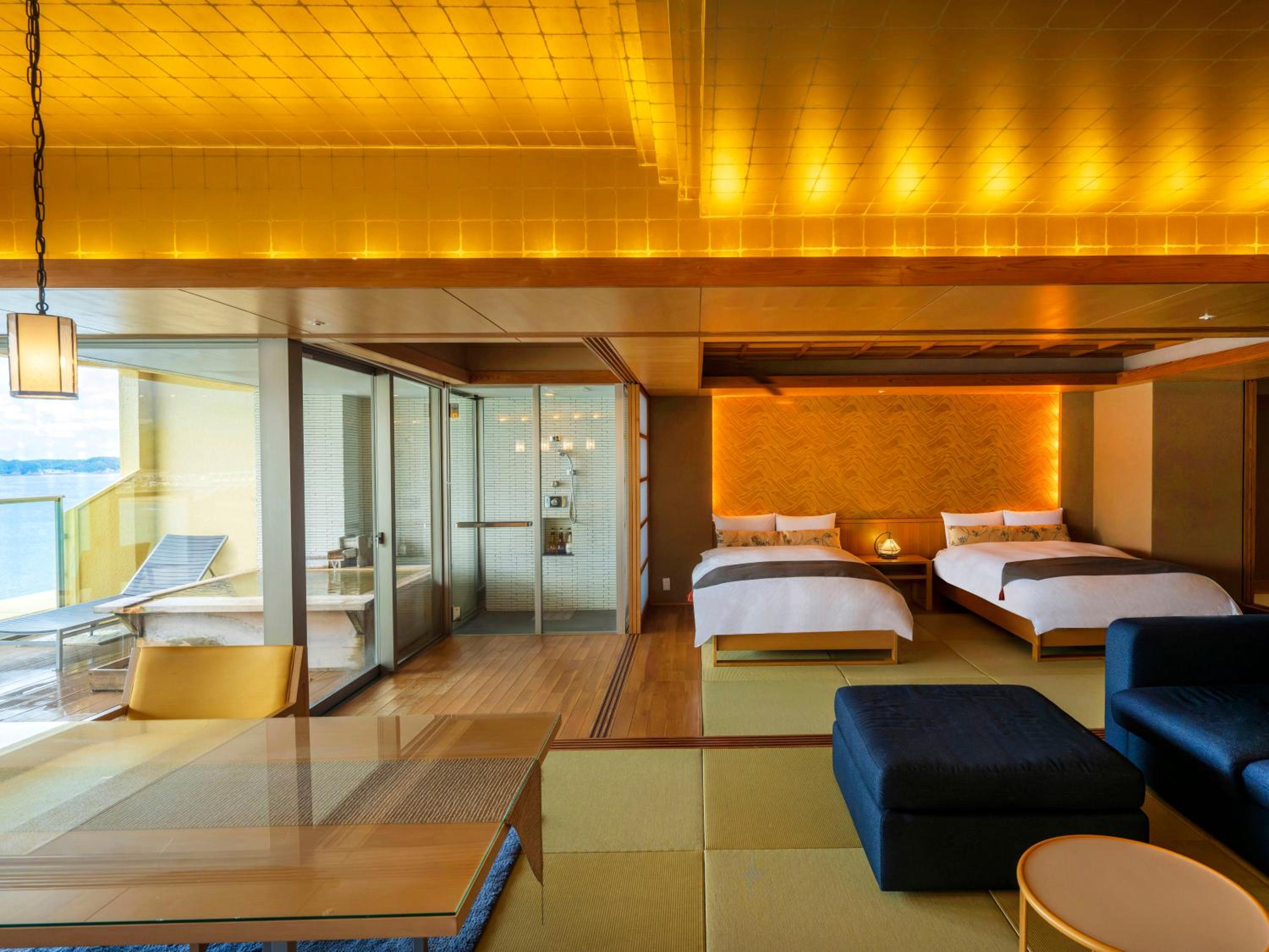 Deluxe Corner Suite (Ocean View)(With open-air view bath)(Nonsmoking) photo 3