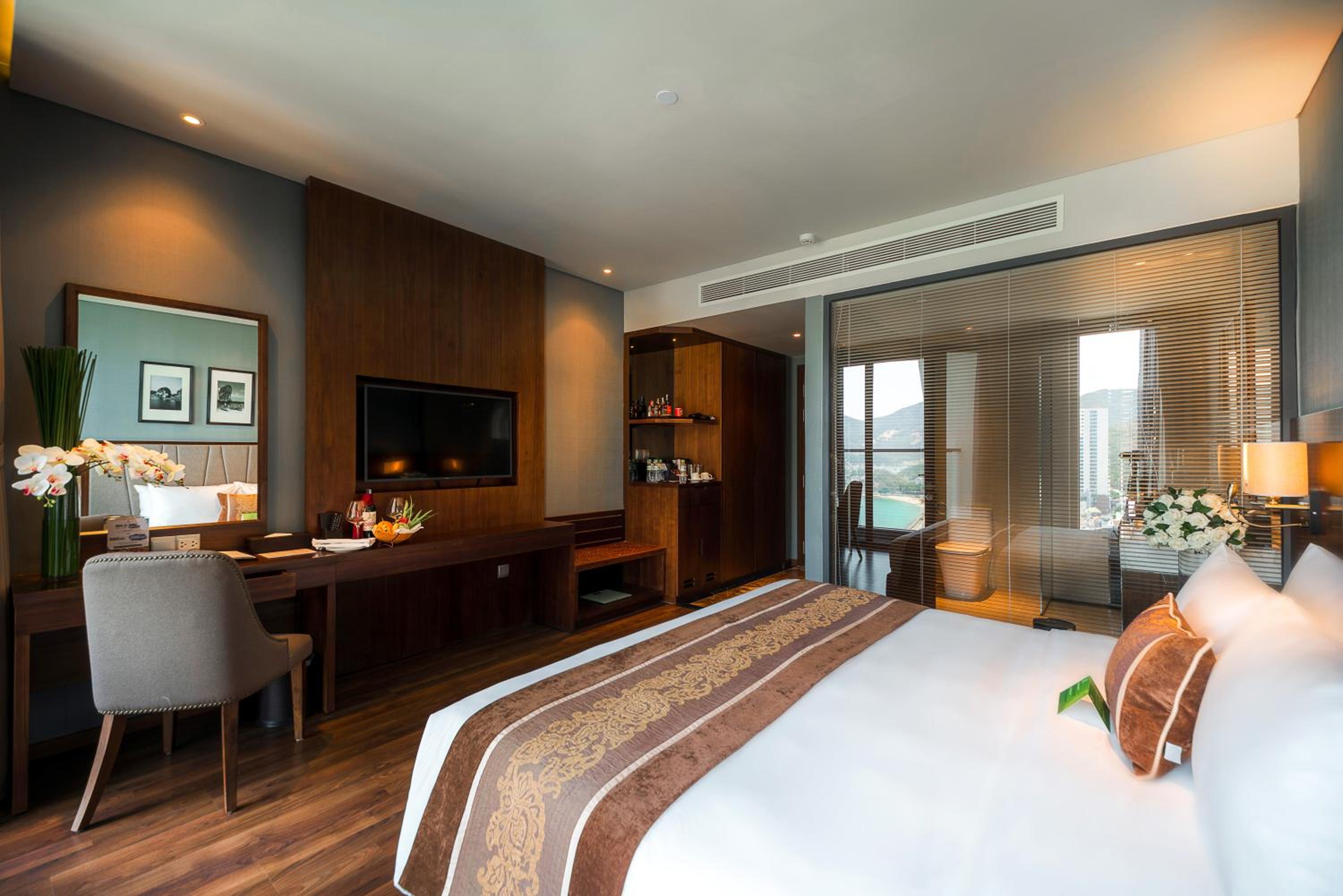 Superior Double Room with Partial Ocean View - Sauna access & Stay More, Pay Less
