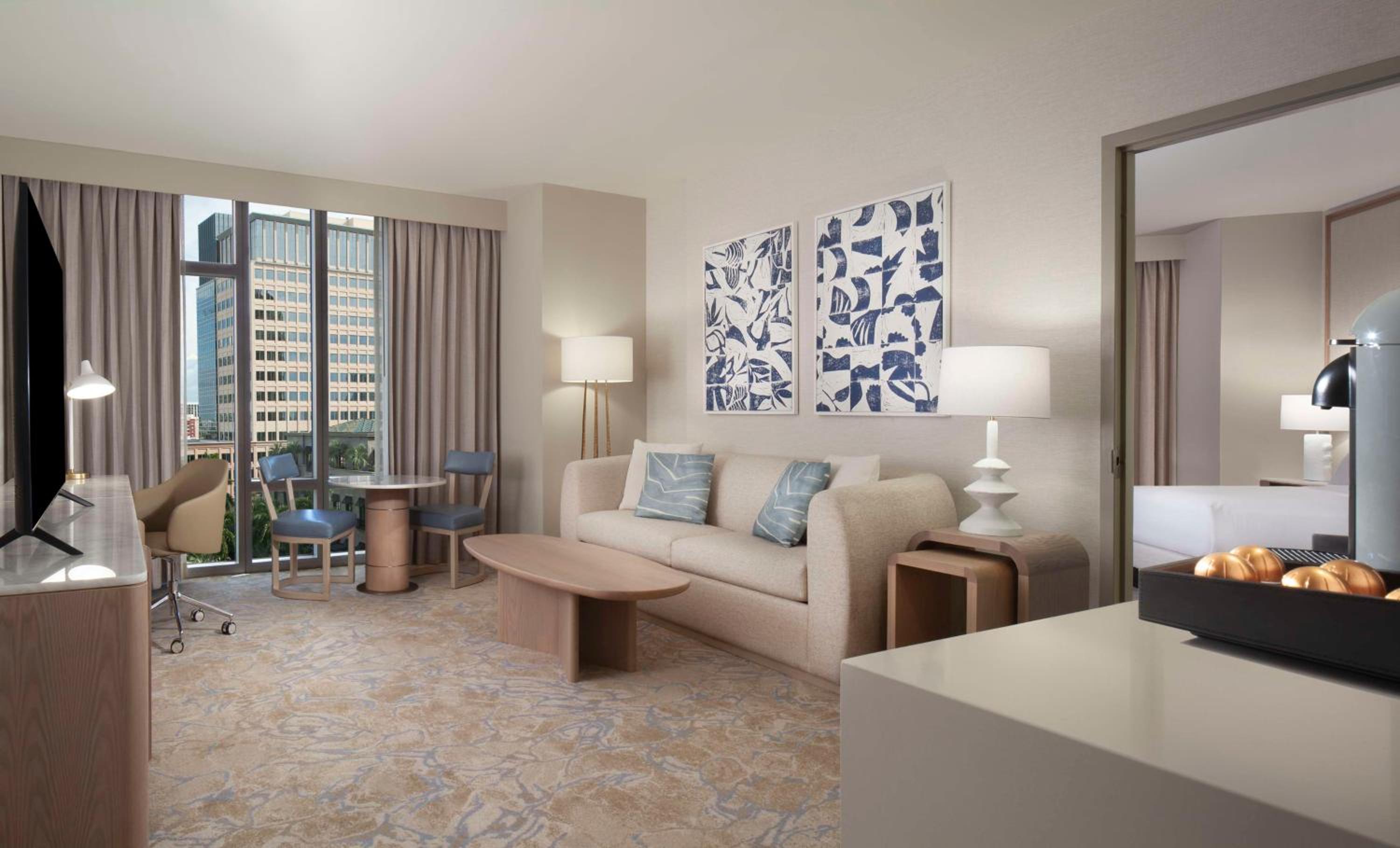 Suite Ejecutiva King de una habitación con vista a la ciudad